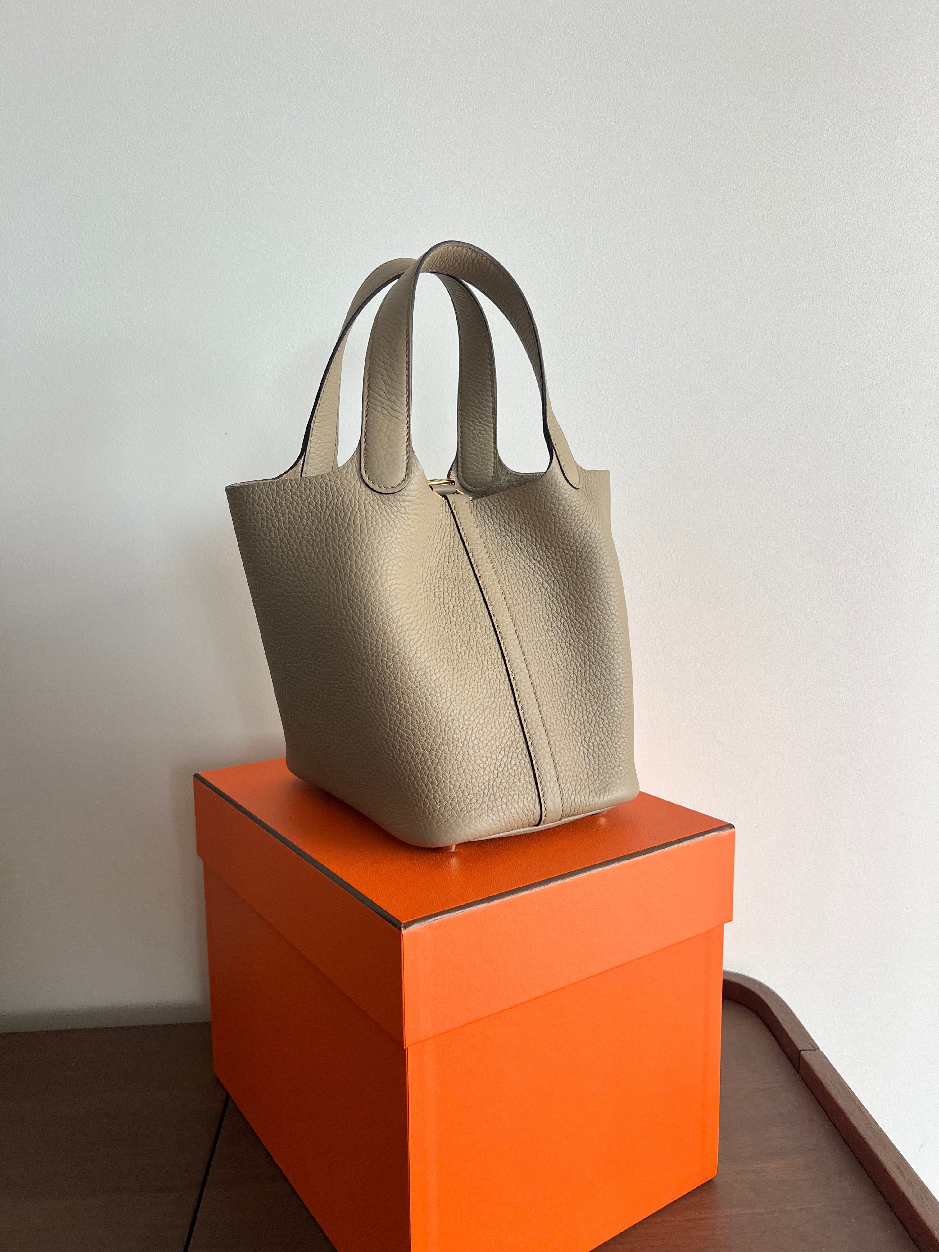 Hermès Picotin 18cm Beige Marfa GHW、mySite、garminoutage.com