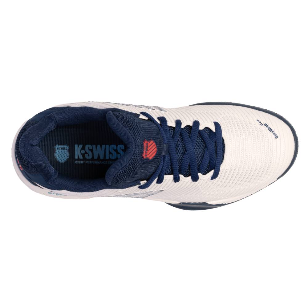 K-Swiss Hypercourt Express 2 Men's Tennis Shoe (White/Blue)、mySite、neckold