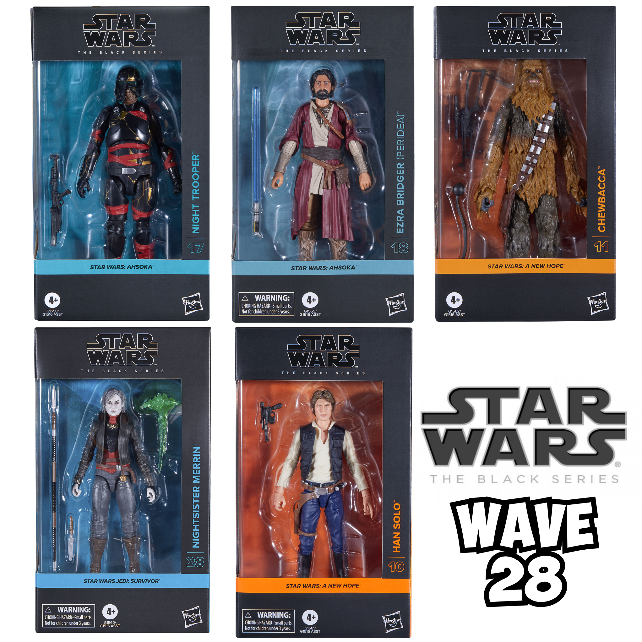 Star Wars The Black Series Wave 28 SET OF 5、mySite、hgirdovlk