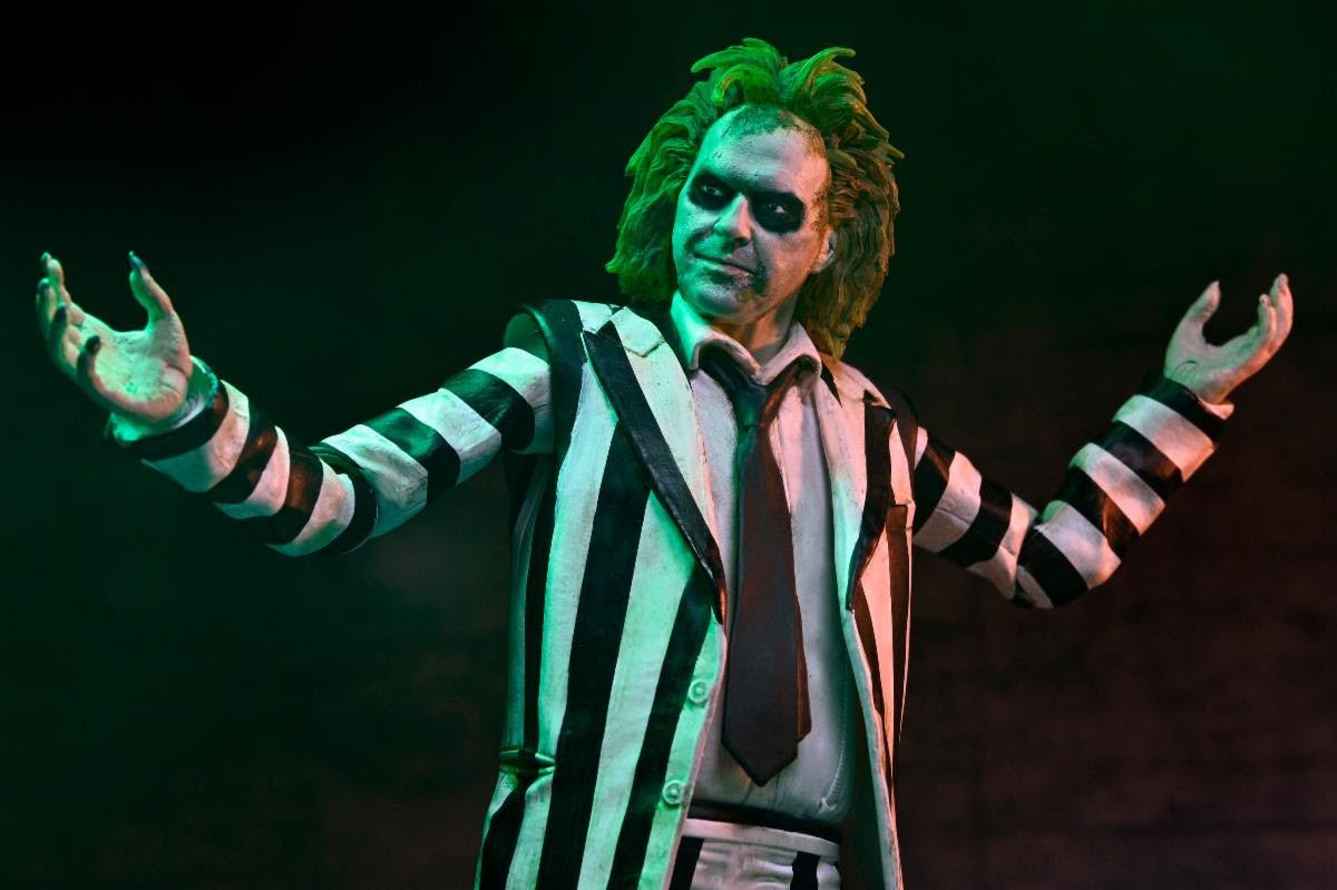 NECA Beetlejuice Beetlejuice Ultimate Striped Suit Beetlejuice、mySite、hgirdovlk