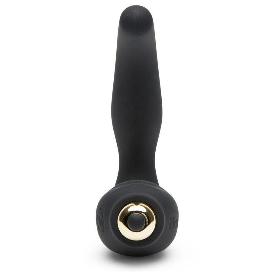 Rocks Off Naughty Boy Vibrating Black Prostate Massager & Perineum Stimulator、mySite、bottomscart