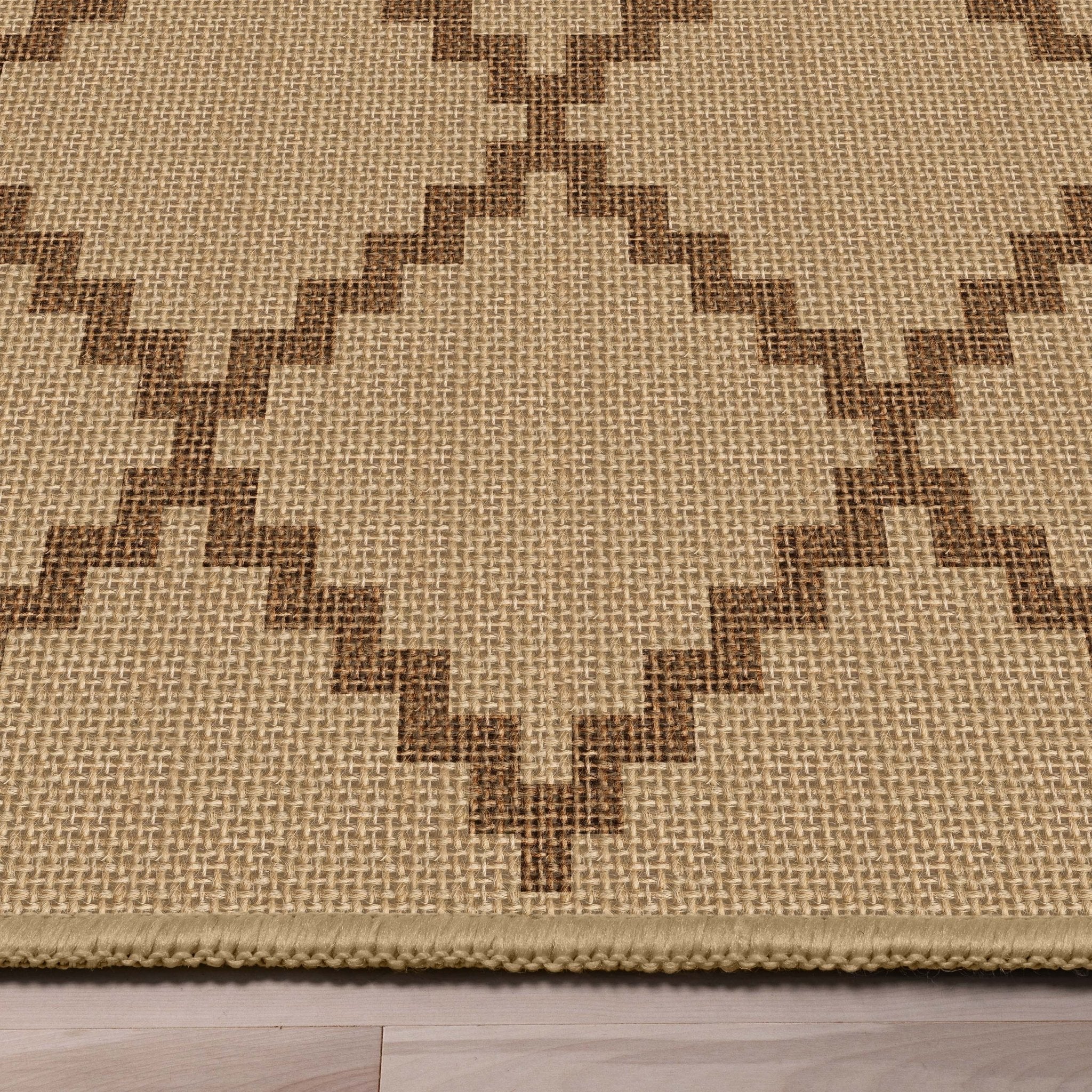 Faux-Jute Akita Moroccan Lattice Flatweave Rug、mySite、gigharbornorthrealestate
