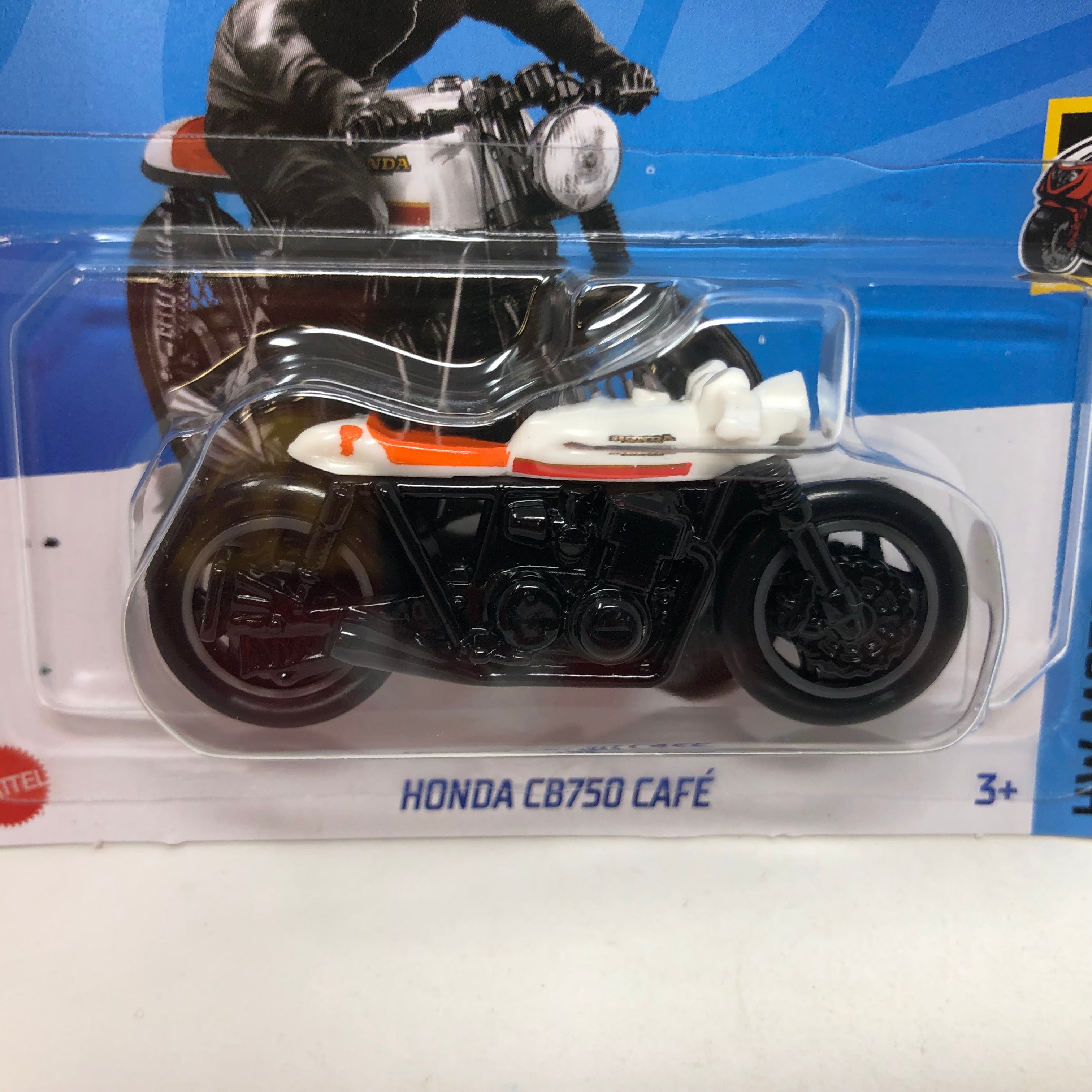 Honda CB750 Cafe #141 * White * 2023 Hot Wheels Short Card Case P、mySite、hgirdovlk