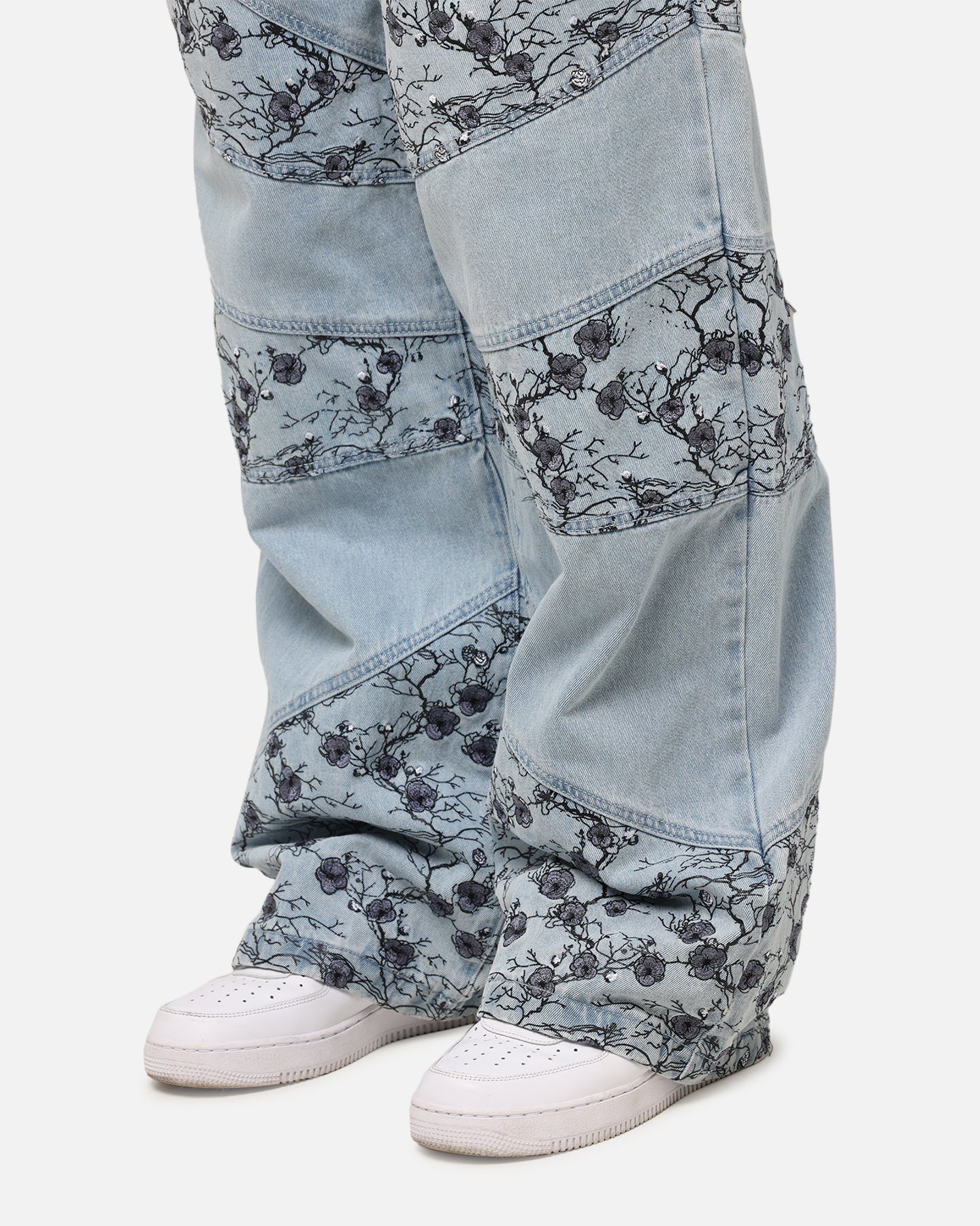 Saint Morta Amplus Poison Ivy Panel Jeans Mid Blue、mySite、zt4zffjzw