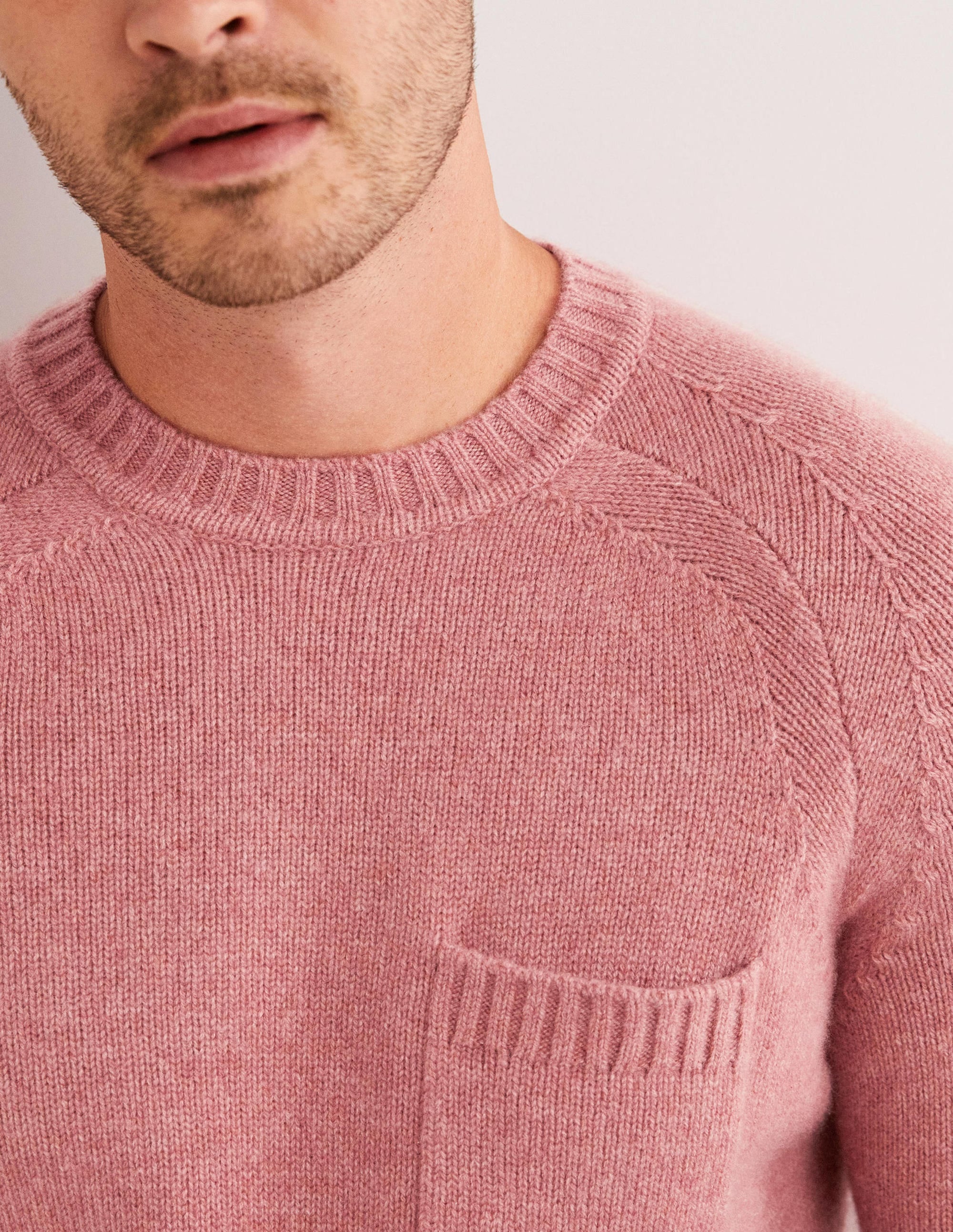  Chunky Cashmere Crew Jumper-Dusty Red、mySite、ashleygrahame