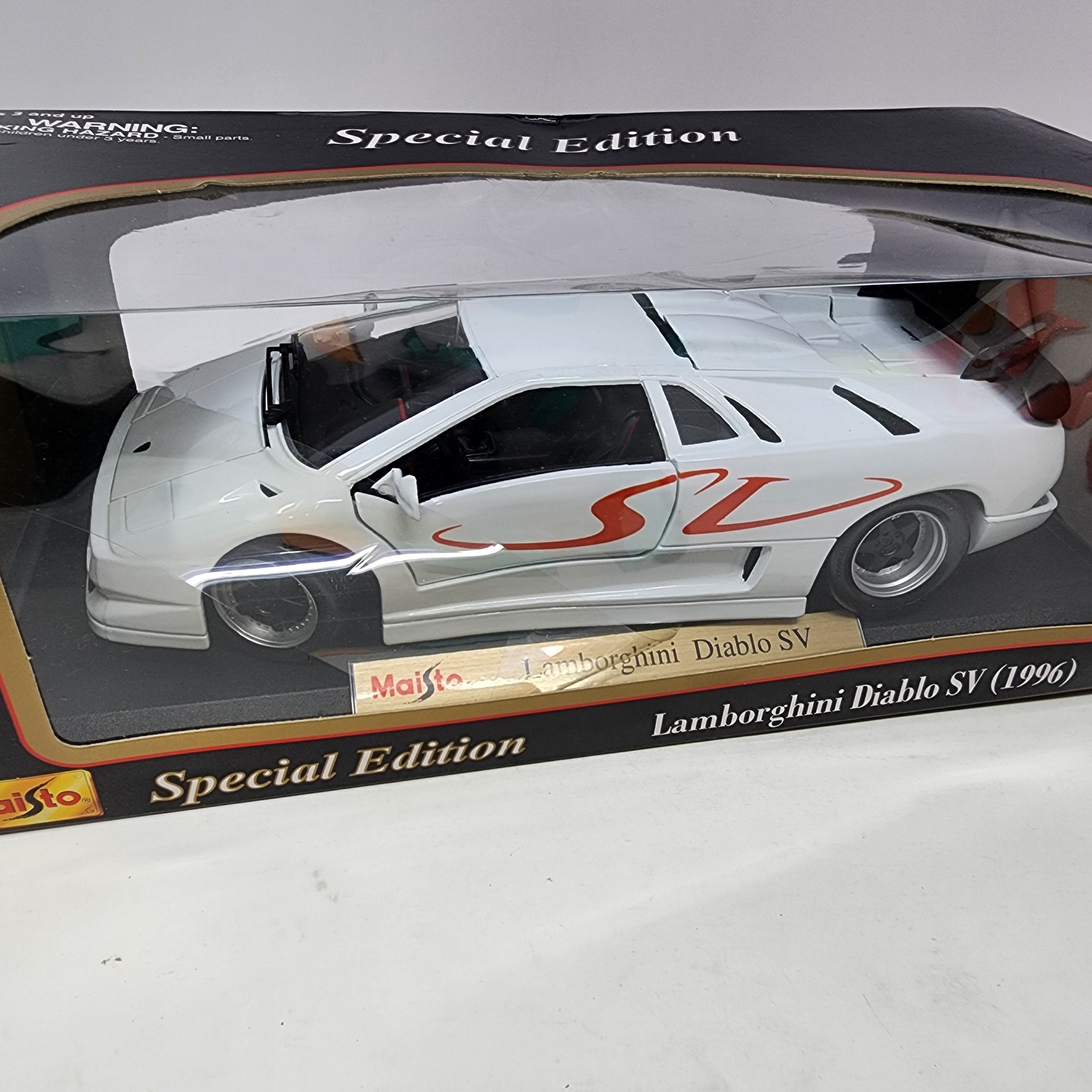 1996 Lamborghini Diablo SV * White * Maisto Special Edition 1/18 Scale、mySite、hgirdovlk