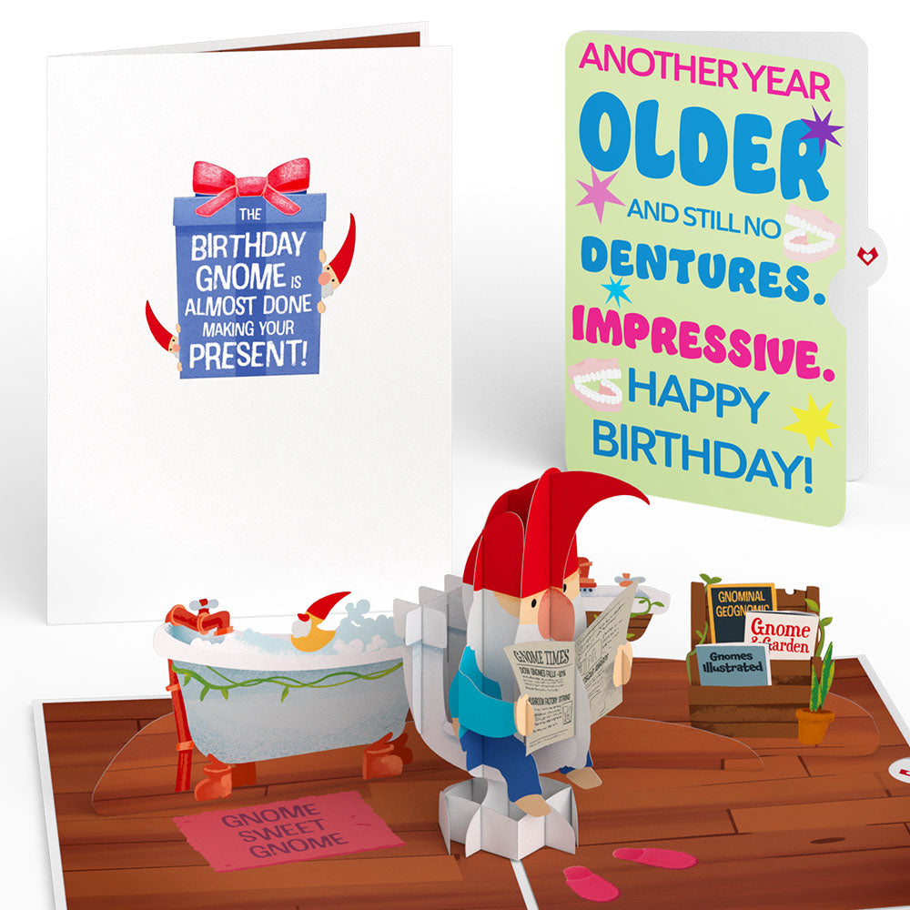 Birthday Gnome Pop-Up Card and Sentiment Set、mySite、solidvoid