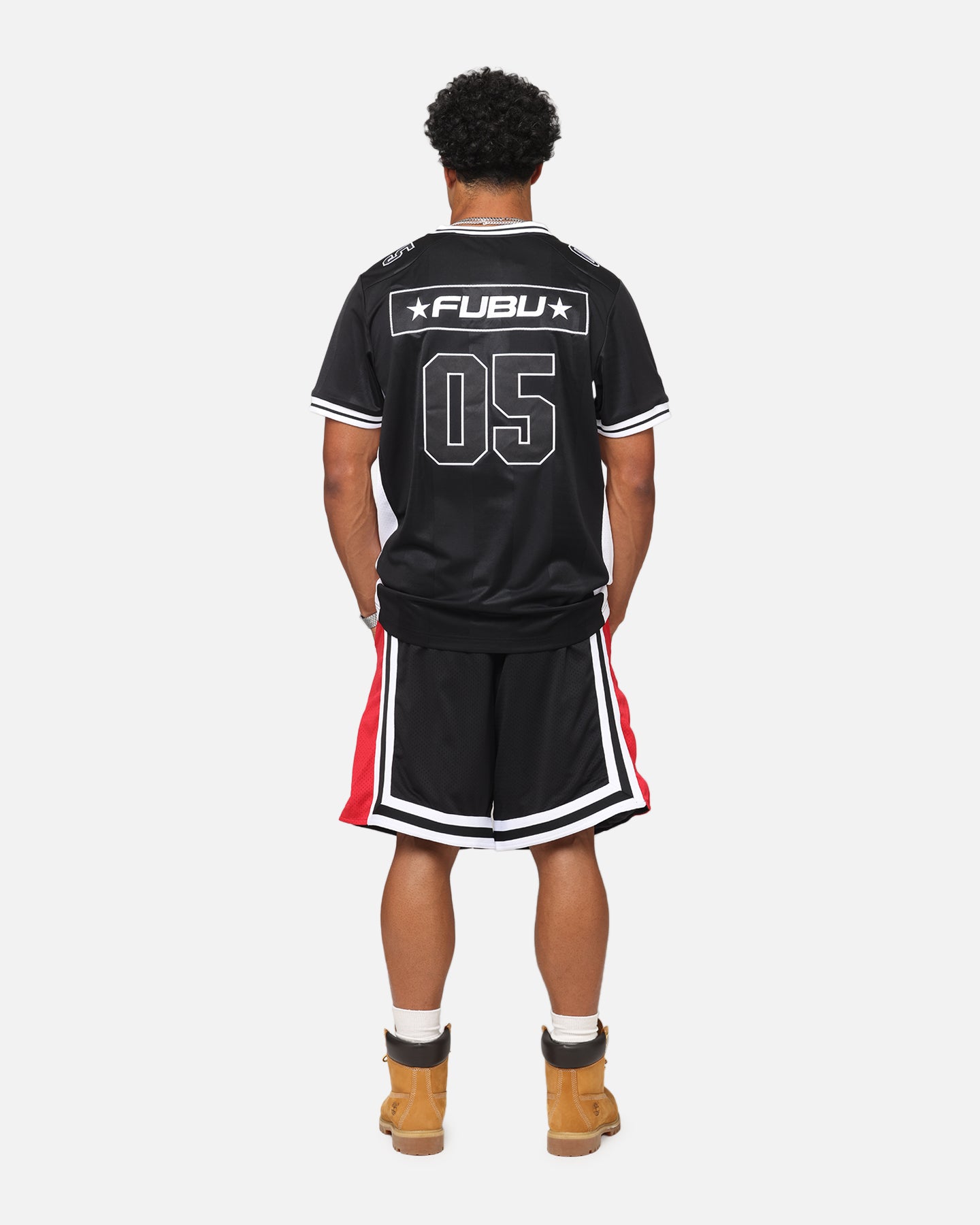 Fubu Corporate Football Jersey Black/White/Red、mySite、zt4zffjzw