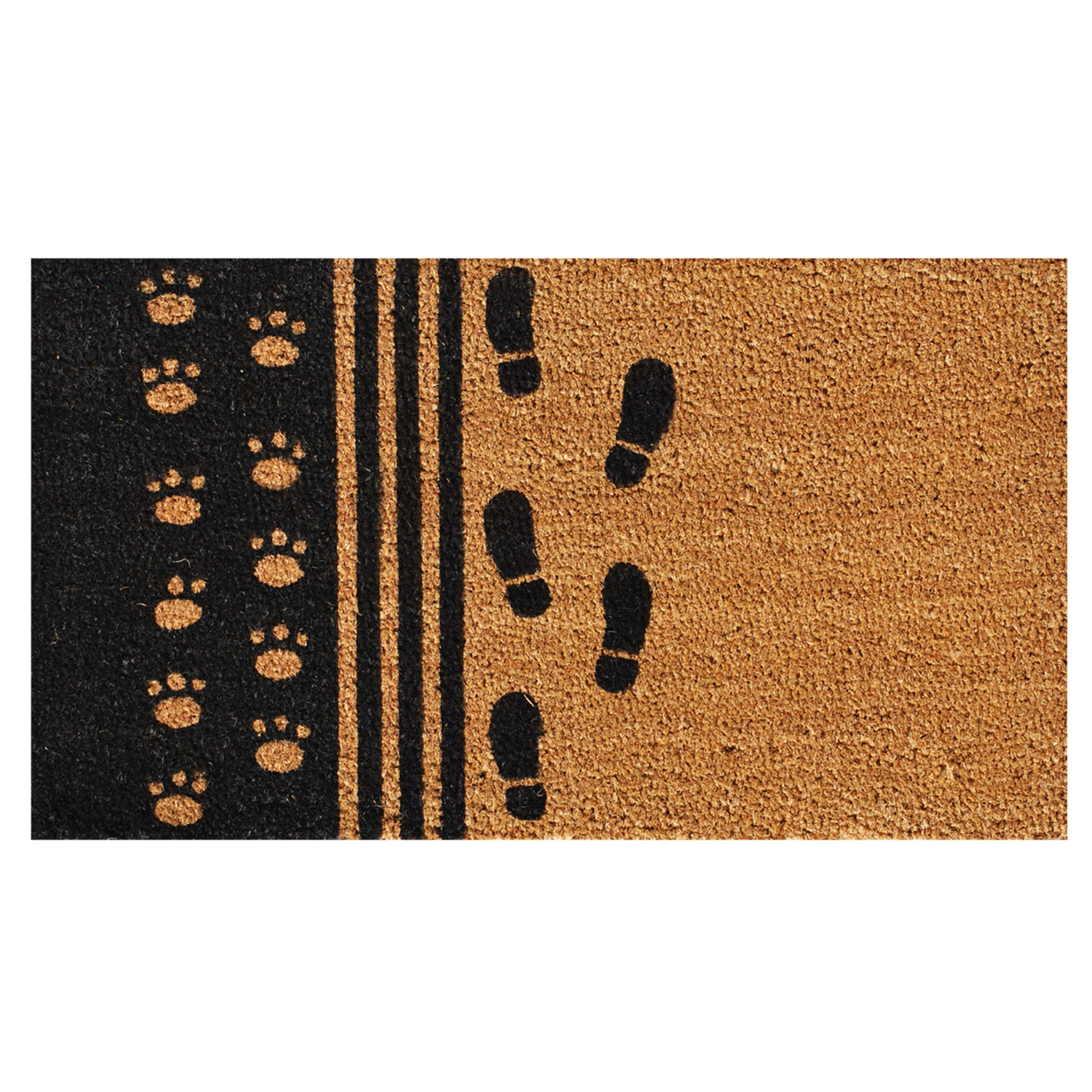 Man's Best Friend Sweet Doormat for Dog Lovers、mySite、g9winljtr