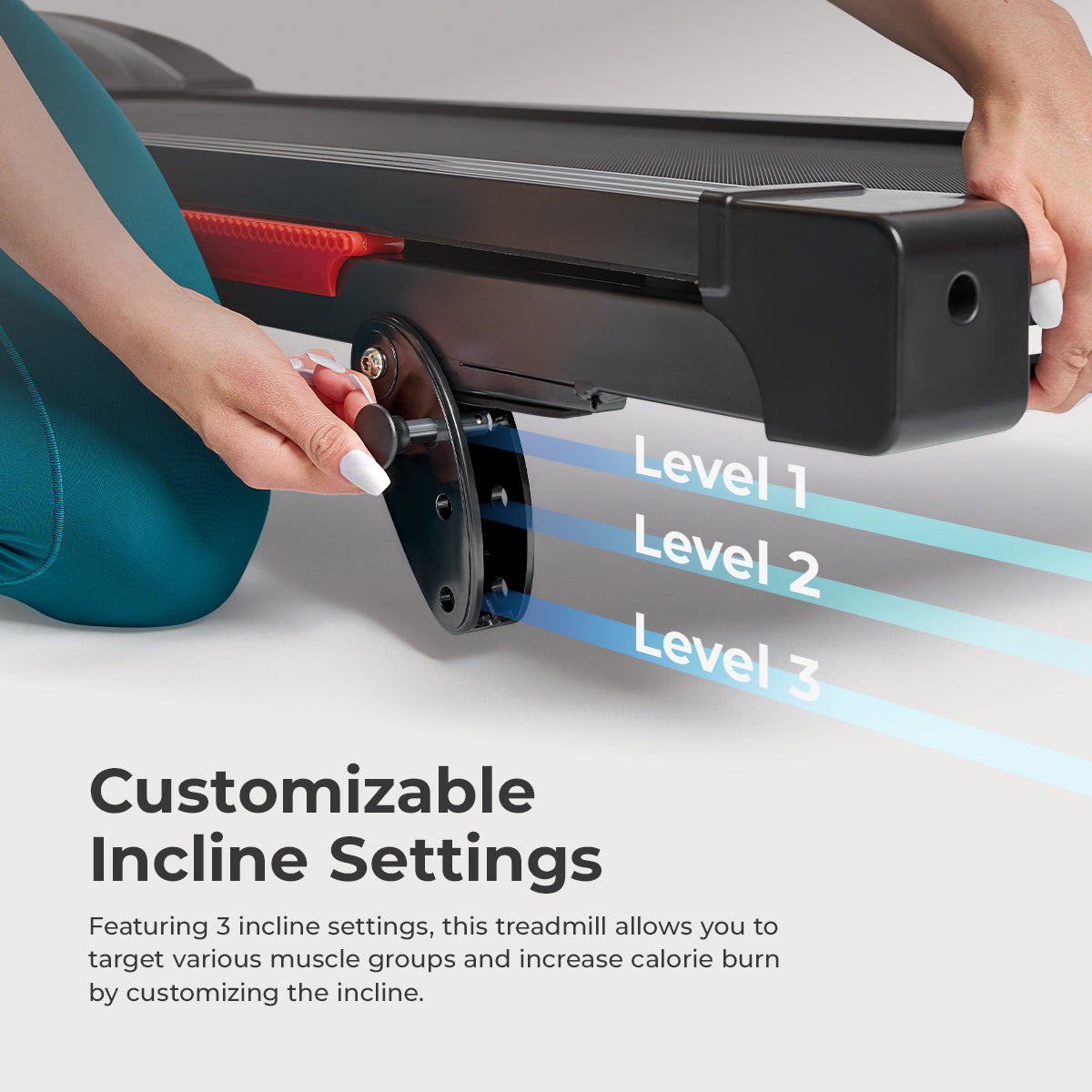  Smart Motorized Treadmill with Manual Incline、mySite、ghnorth