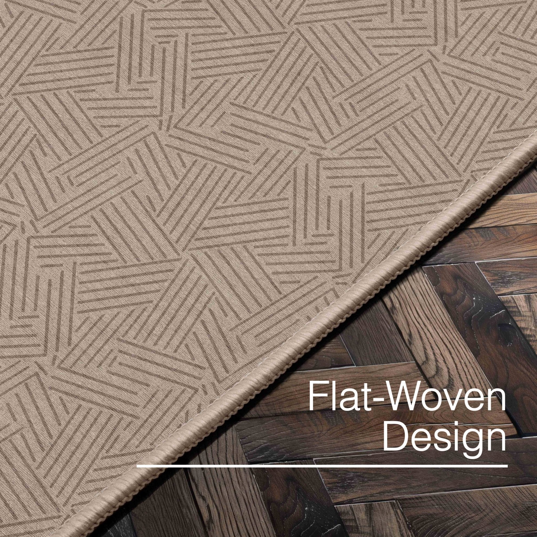 Sigrid Custom Rug - Monochrome Geometric, Low Pile, Easy Clean, Customizable for Your Space、mySite、gigharbornorthrealestate