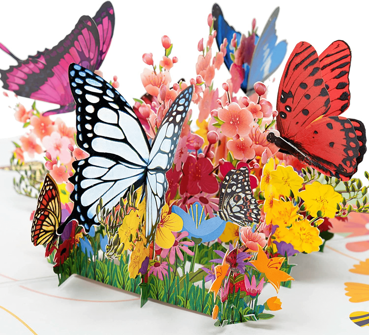 Spring Butterflies 3D Pop Up Card、mySite、g9winljtr