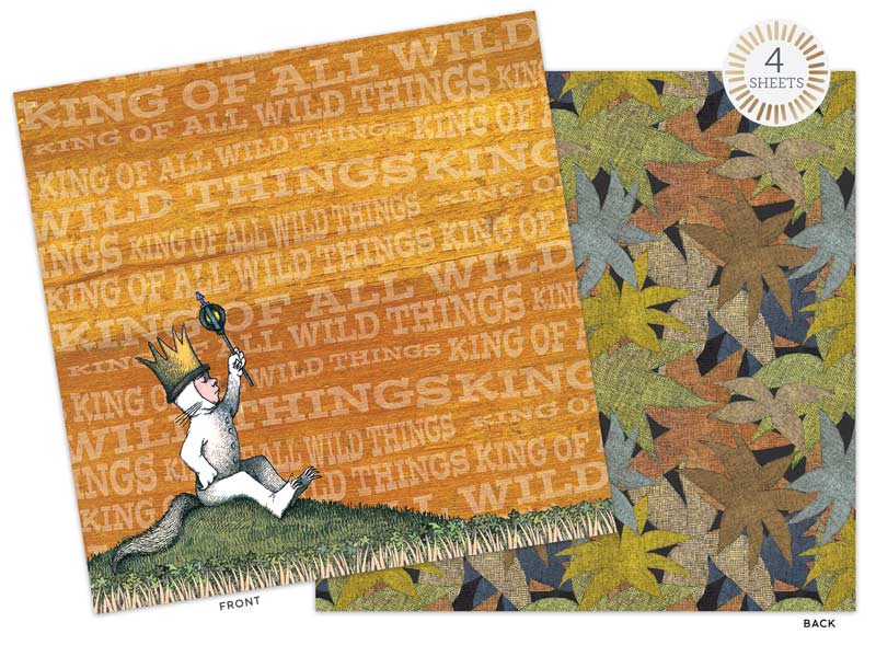  Scrapbook Paper Set - Where the Wild Things Are、mySite、ghnorth