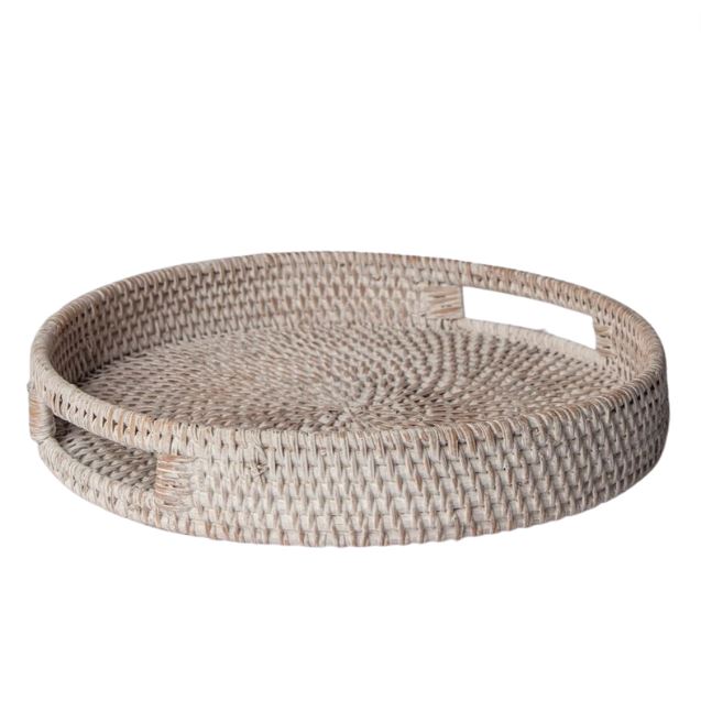  Round Rattan Tray、mySite、elrpsem3k