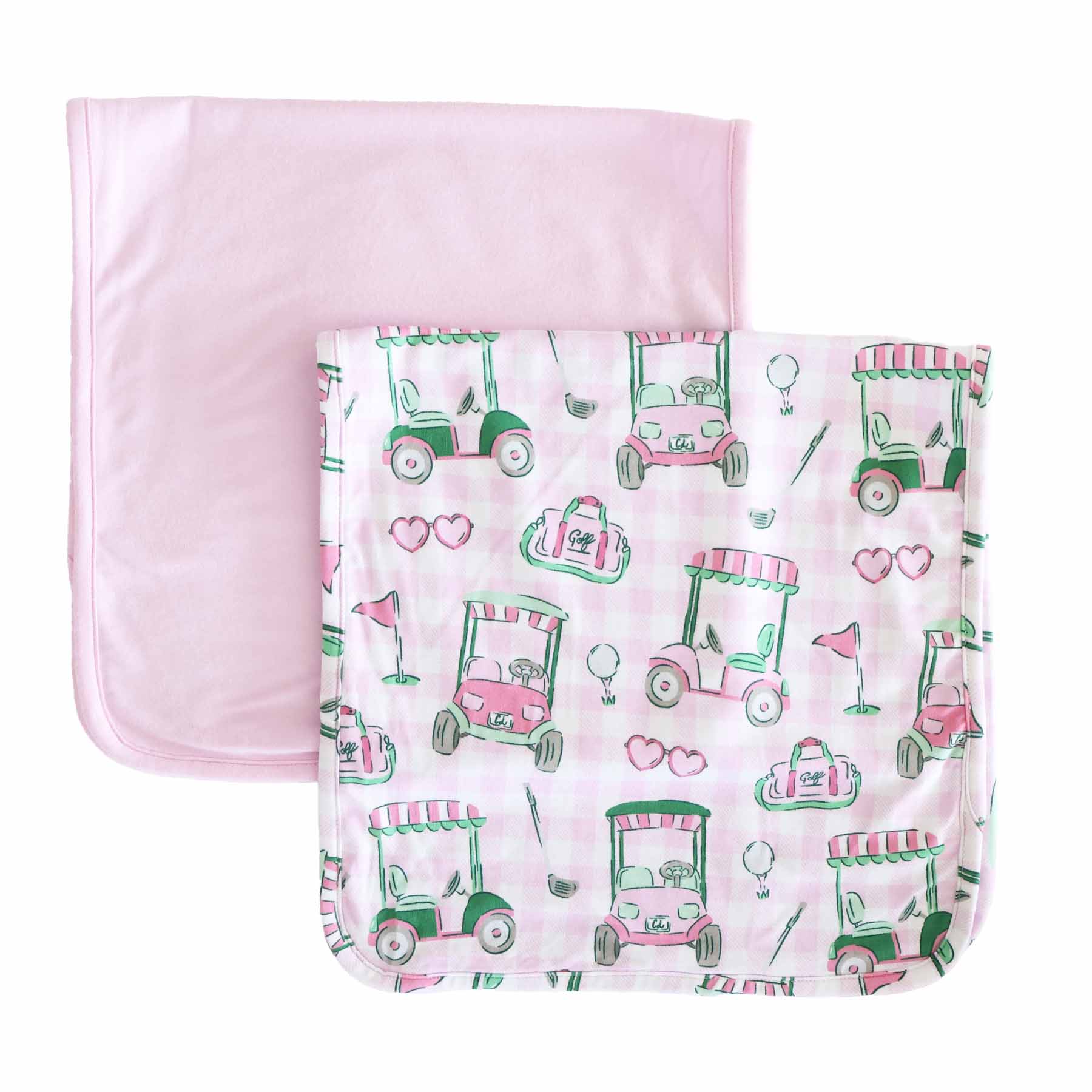  Birdie Babes 2pc Burp Cloth Set | Pink、mySite、layawaytickets