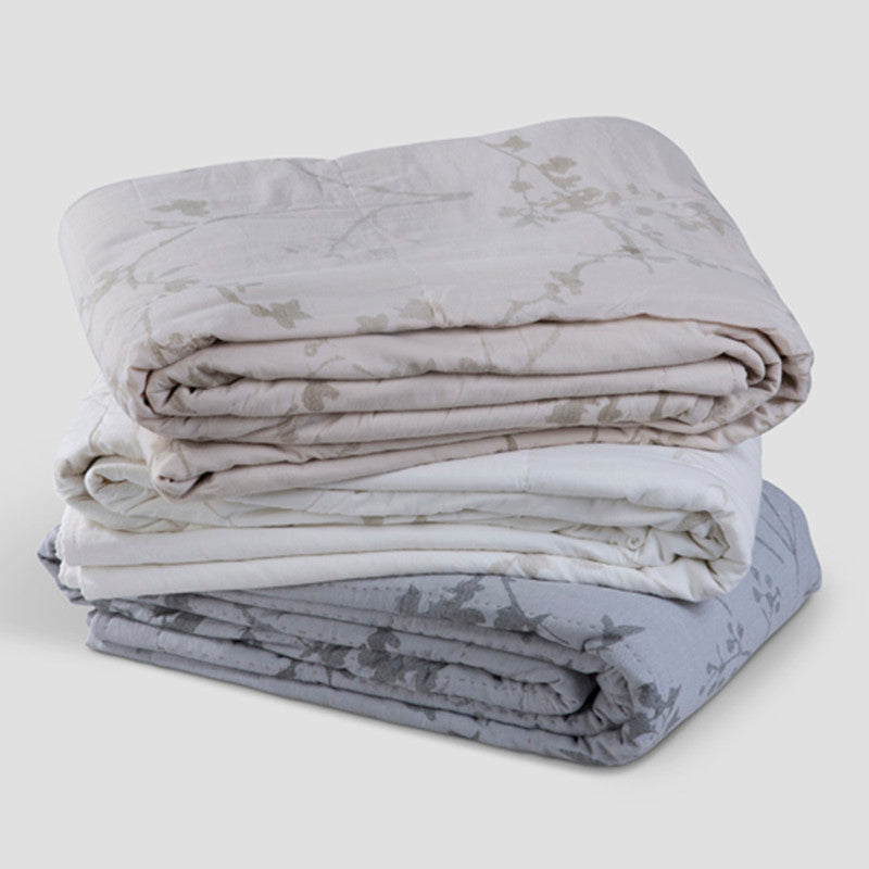 Cotton Twilight Bliss Dohar | Ivory | 240 x 260 cm、mySite、camillekostekn