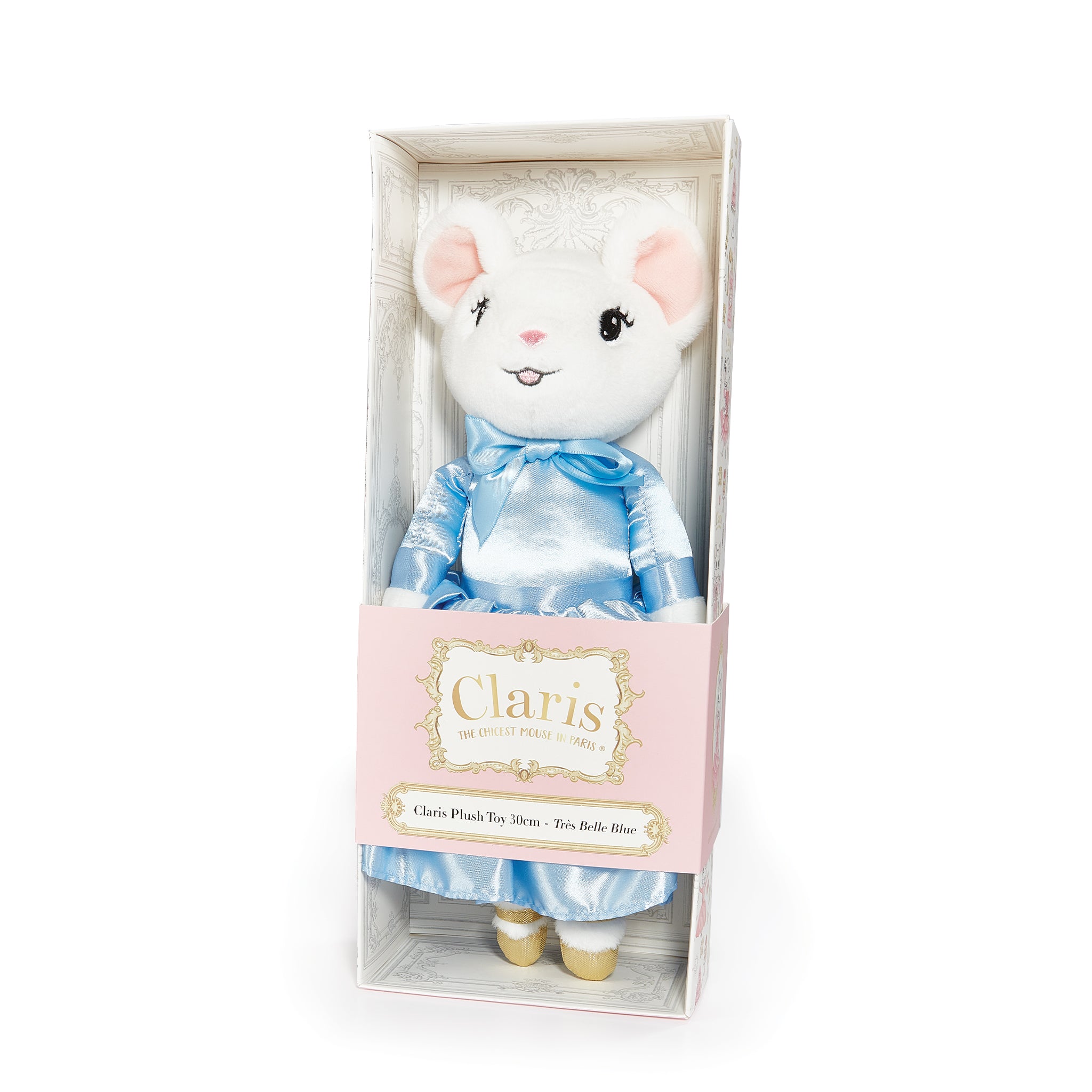 RETIRED - Claris The Mouse - Tres Belle Blue Plush Doll、mySite、g9winljtr