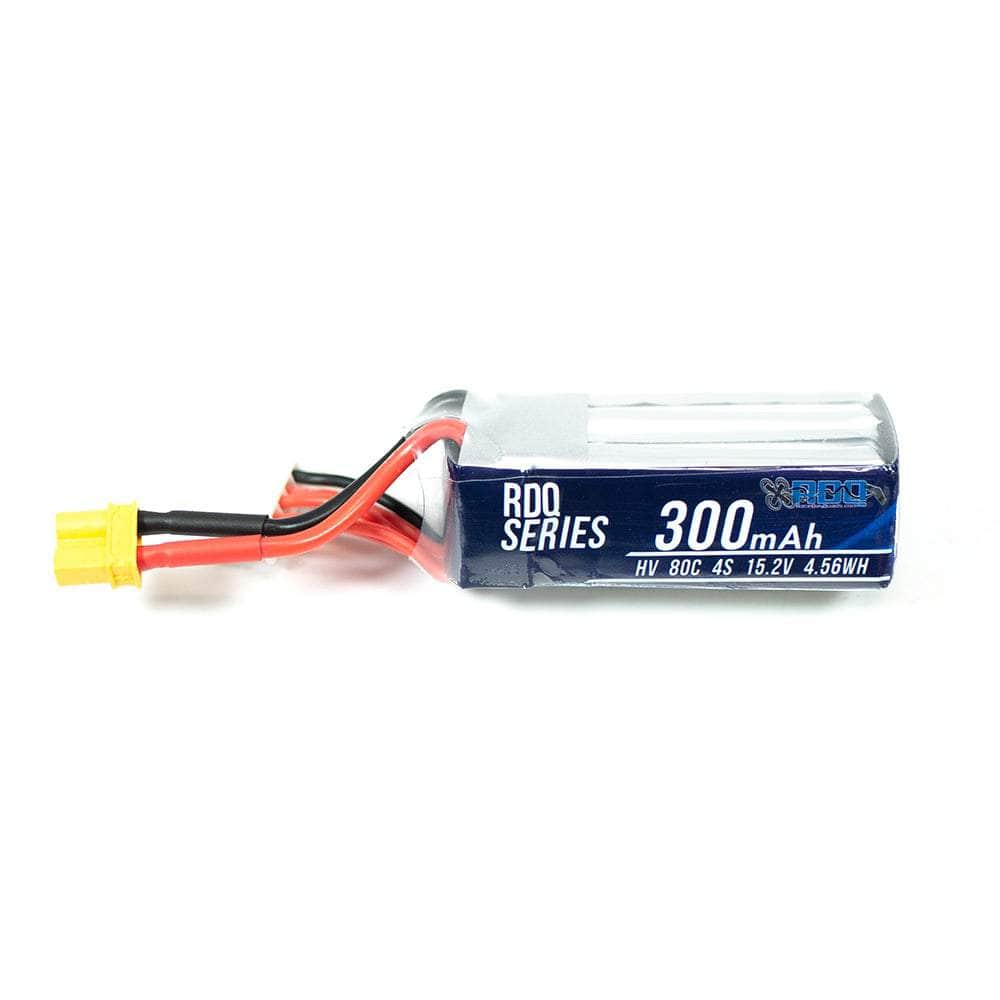  RDQ Series 15.2V 4S 300mAh 80C LiHV Battery (Long Type) - XT30、mySite、merchandisen