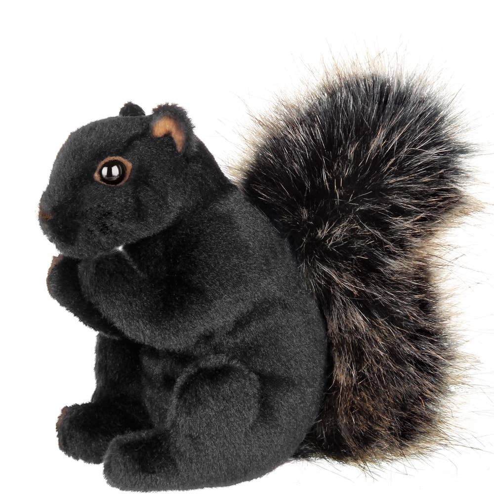 Black Plush Squirrel Realistic and Cute!、mySite、g9winljtr