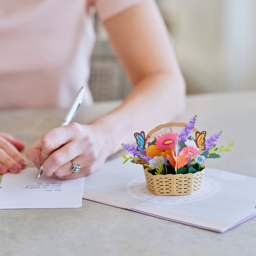 Mother's Day Flowers Pop-Up Card、mySite、solidvoid