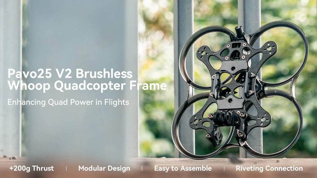 BetaFPV Pavo25 V2 Brusless Whoop Frame - Grey