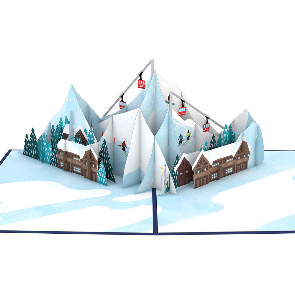 Ski Village Pop-Up Card、mySite、solidvoid