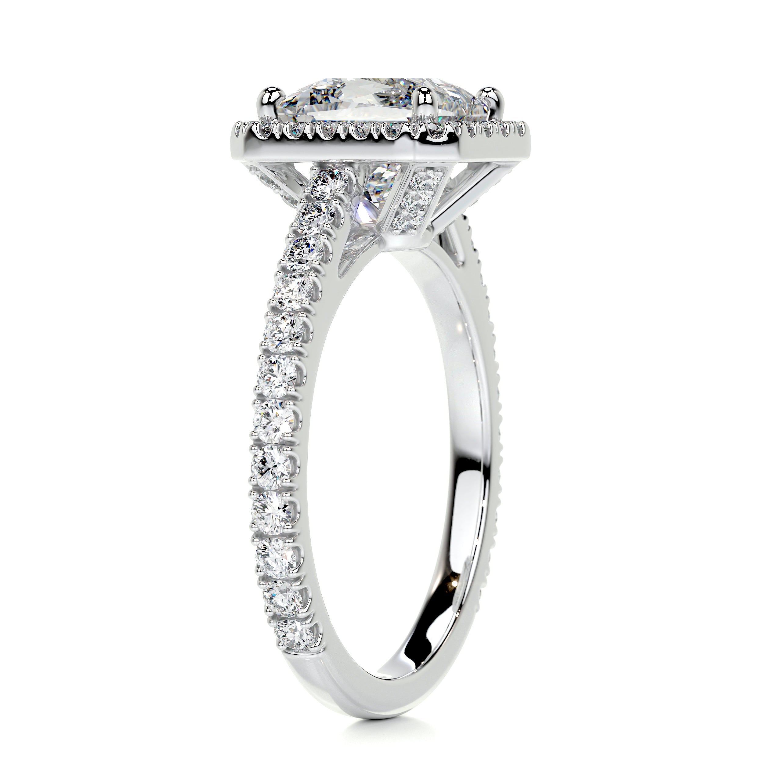 Selena Diamond Engagement Ring -18K White Gold (RTS)、mySite、hinf8tx79