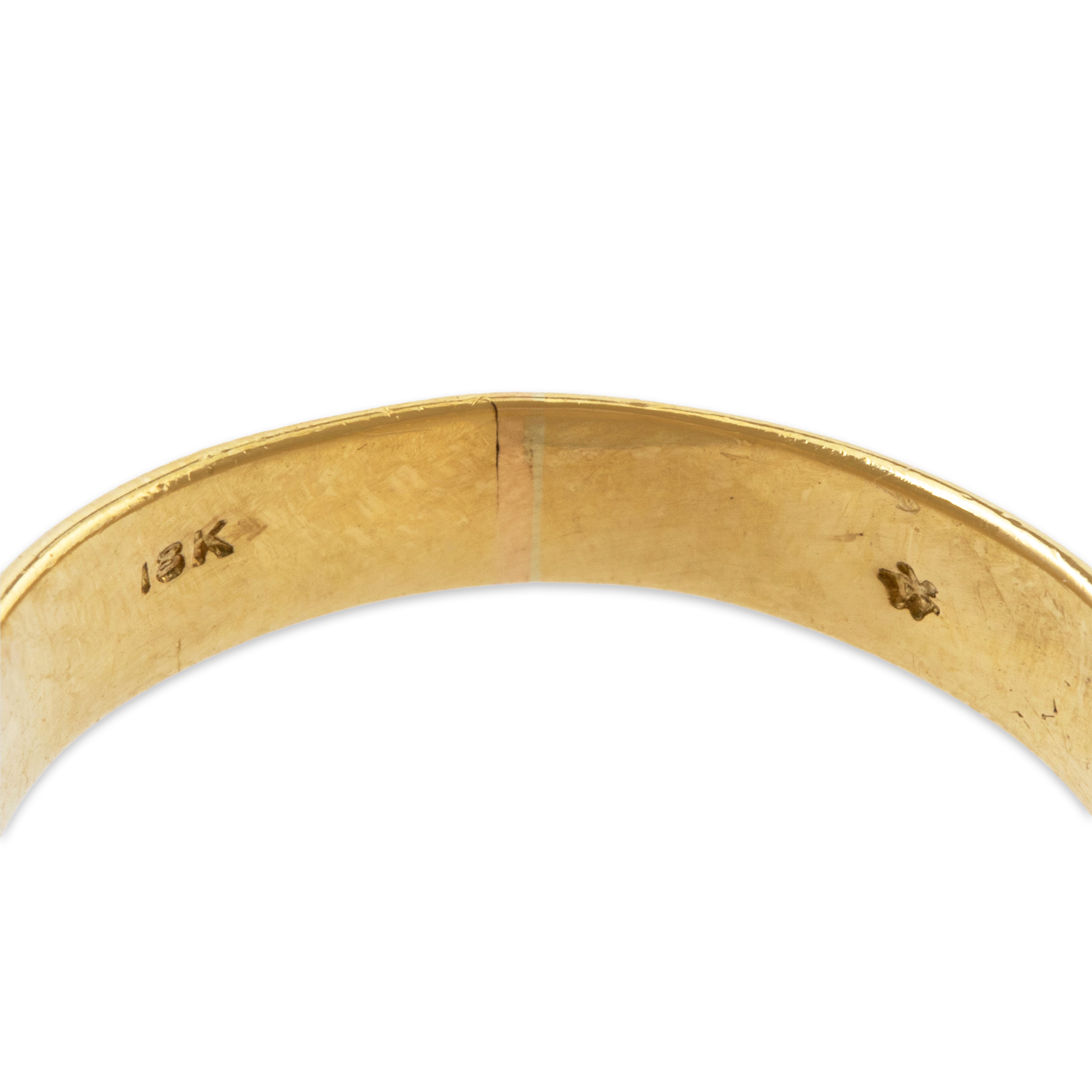 Vintage Heavy 18k Yellow Gold 4.52ct Lavender & Green Jade .32cttw Diamond Ring、mySite、hinf8tx79