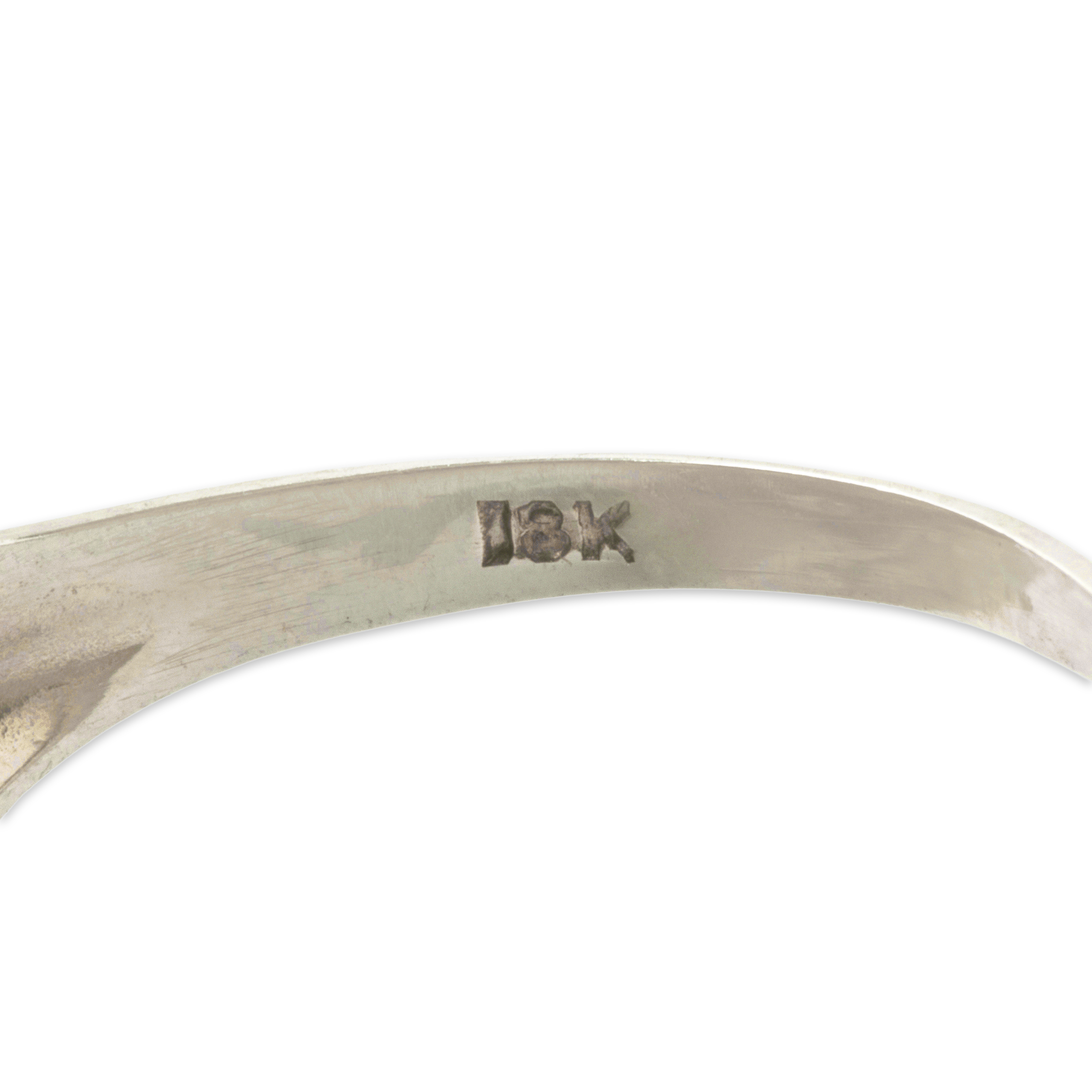 Antique Art Deco 18k White Gold Pearl Diamond Elegant Openwork Ring 6.75、mySite、hinf8tx79