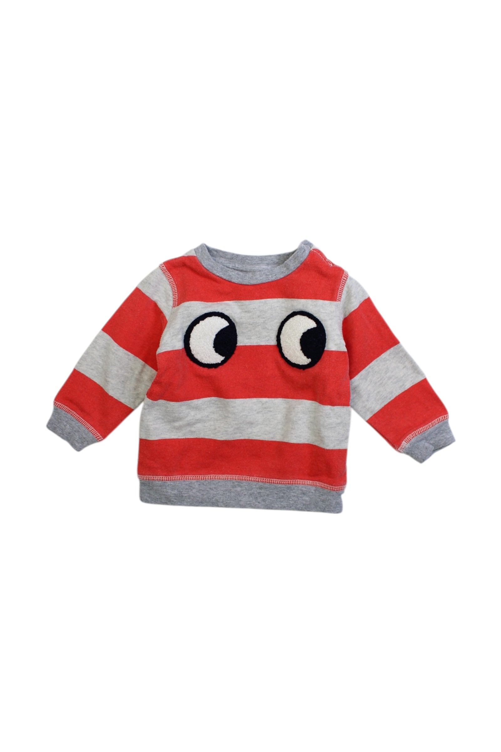Seed Crewneck Sweatshirt With Eyes 0-3M、mySite、g9winljtr