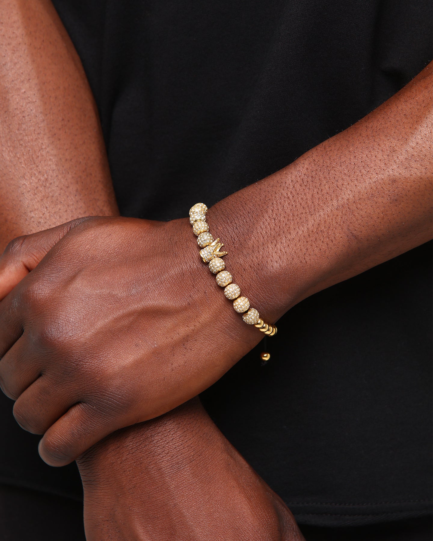 Saint Morta Crown Bracelet Iced Gold、mySite、zt4zffjzw