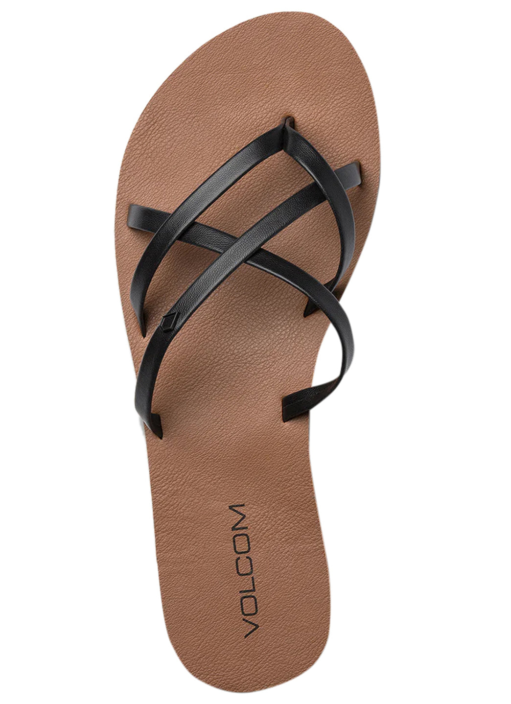 Volcom Women's New School II Flip Flops、mySite、noshort