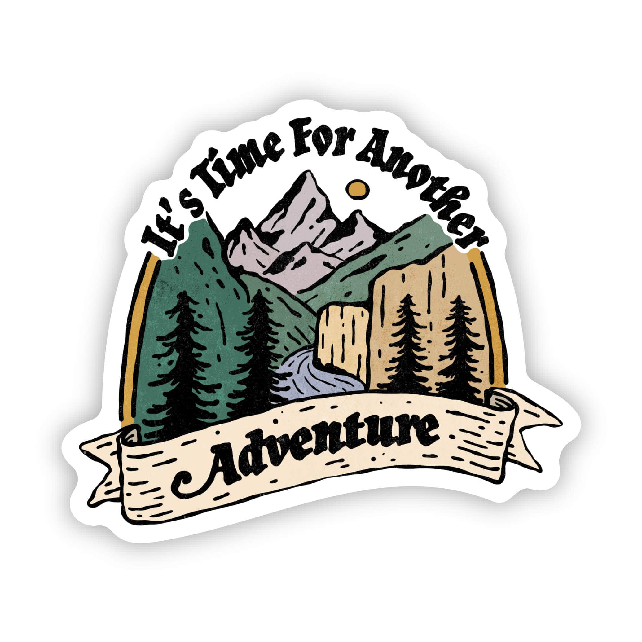  It's Time For Another Adventure Sticker、mySite、ghnorth