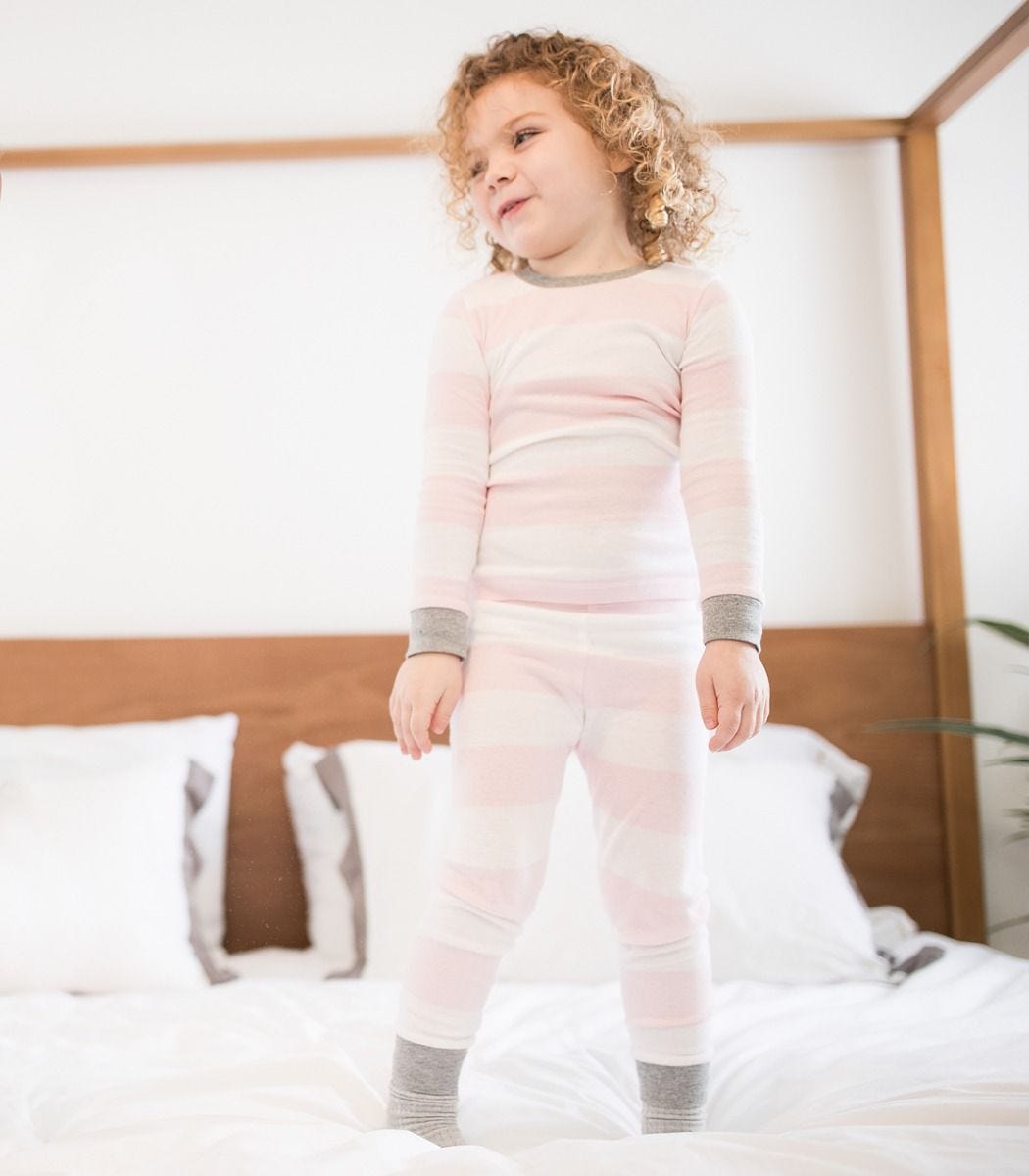 Rugby Stripe Organic Cotton Snug Fit Pajamas、mySite、g9winljtr
