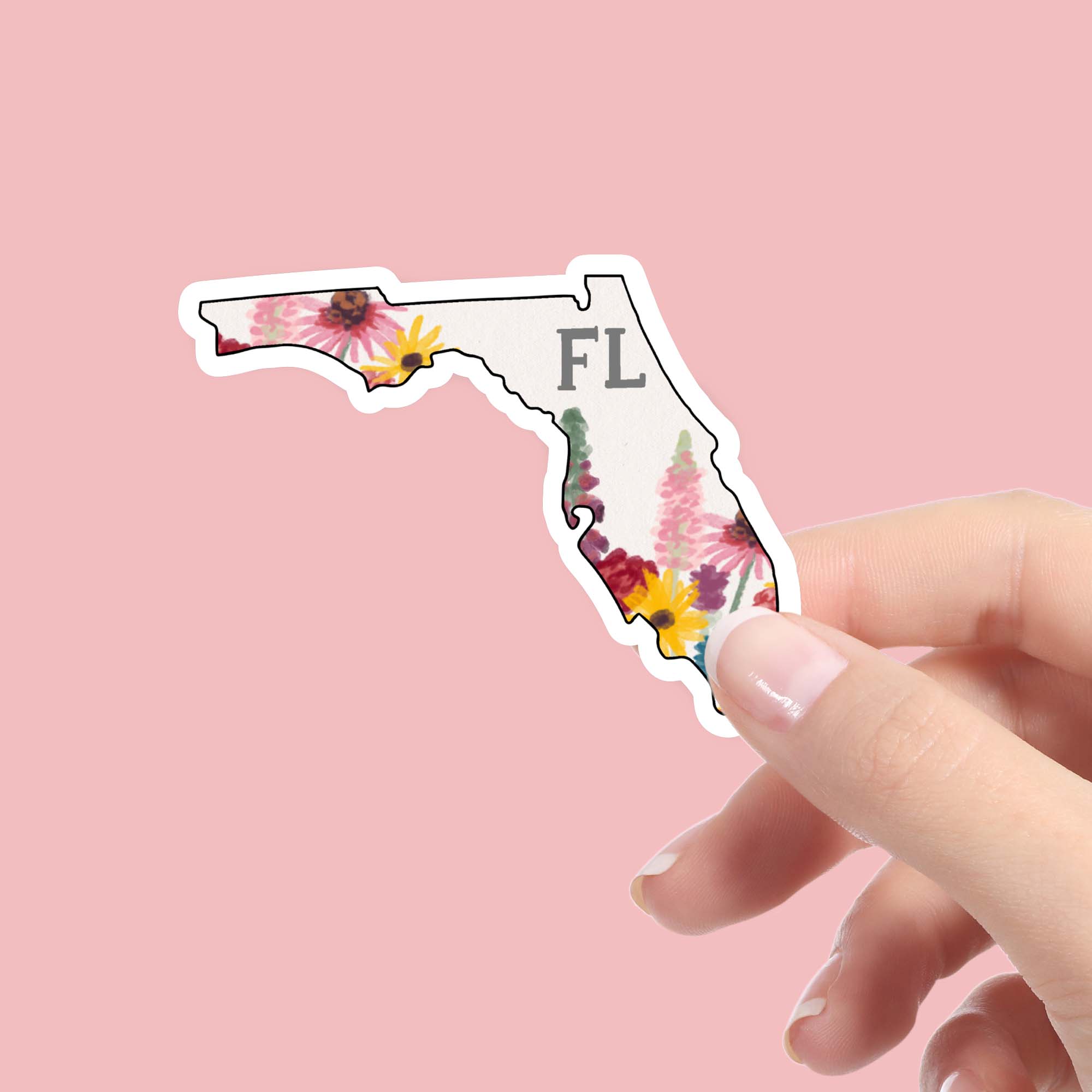  Florida Painterly Pattern Sticker、mySite、ghnorth