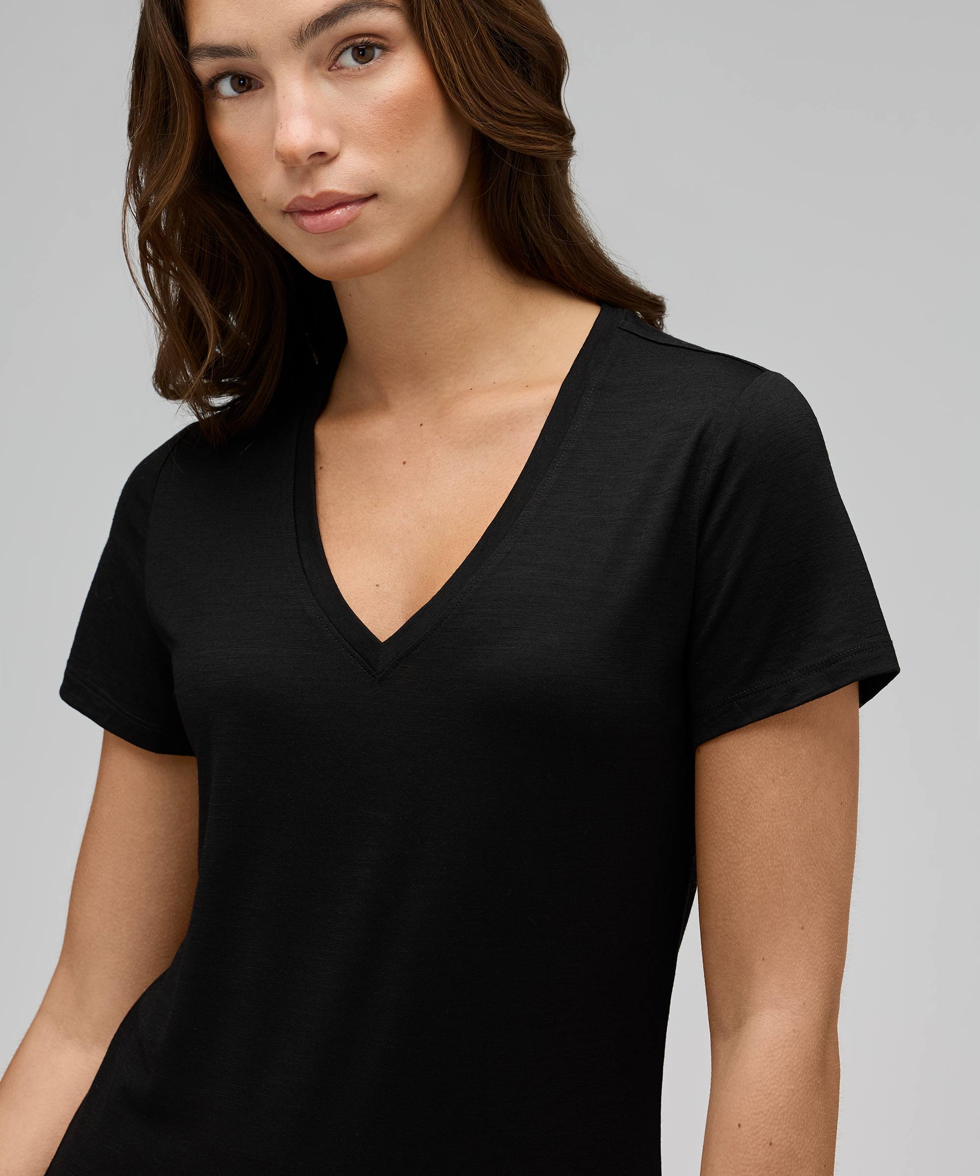 Women's Ultralight Merino V-Neck T-Shirt、mySite、noshort