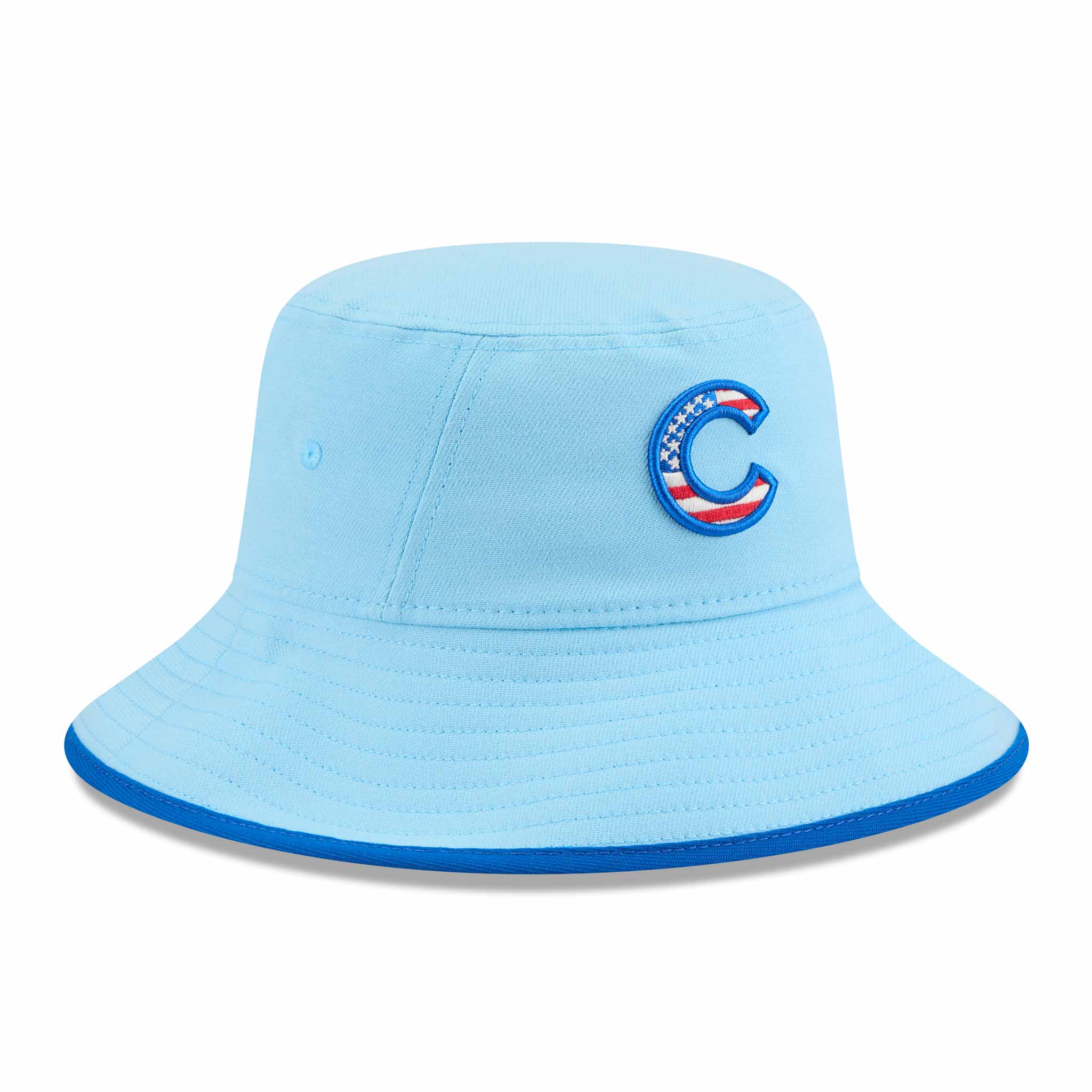Chicago Cubs New Era 2025 Fourth of July Bucket Cap、mySite、vikingsvslions