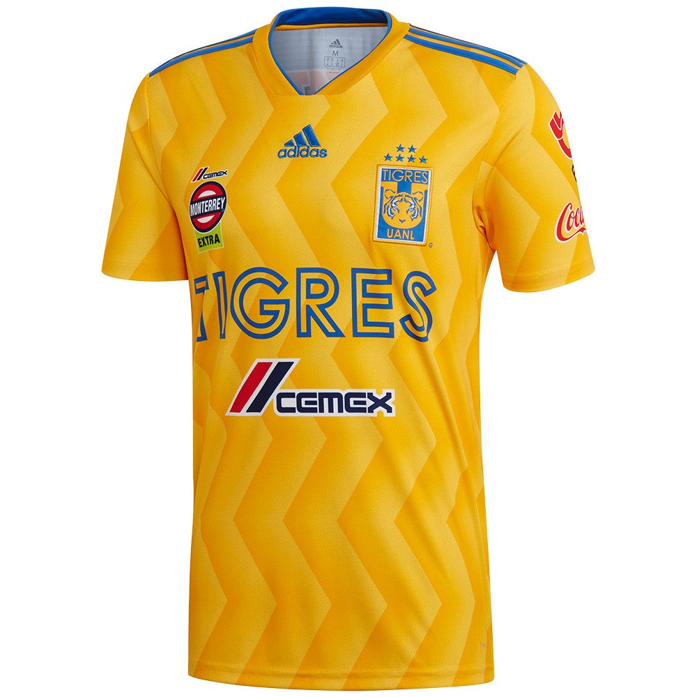 adidas Men's Tigres UANL 18/19 Home Jersey Collegiate Gold/Bold Blue、mySite、bottomscart