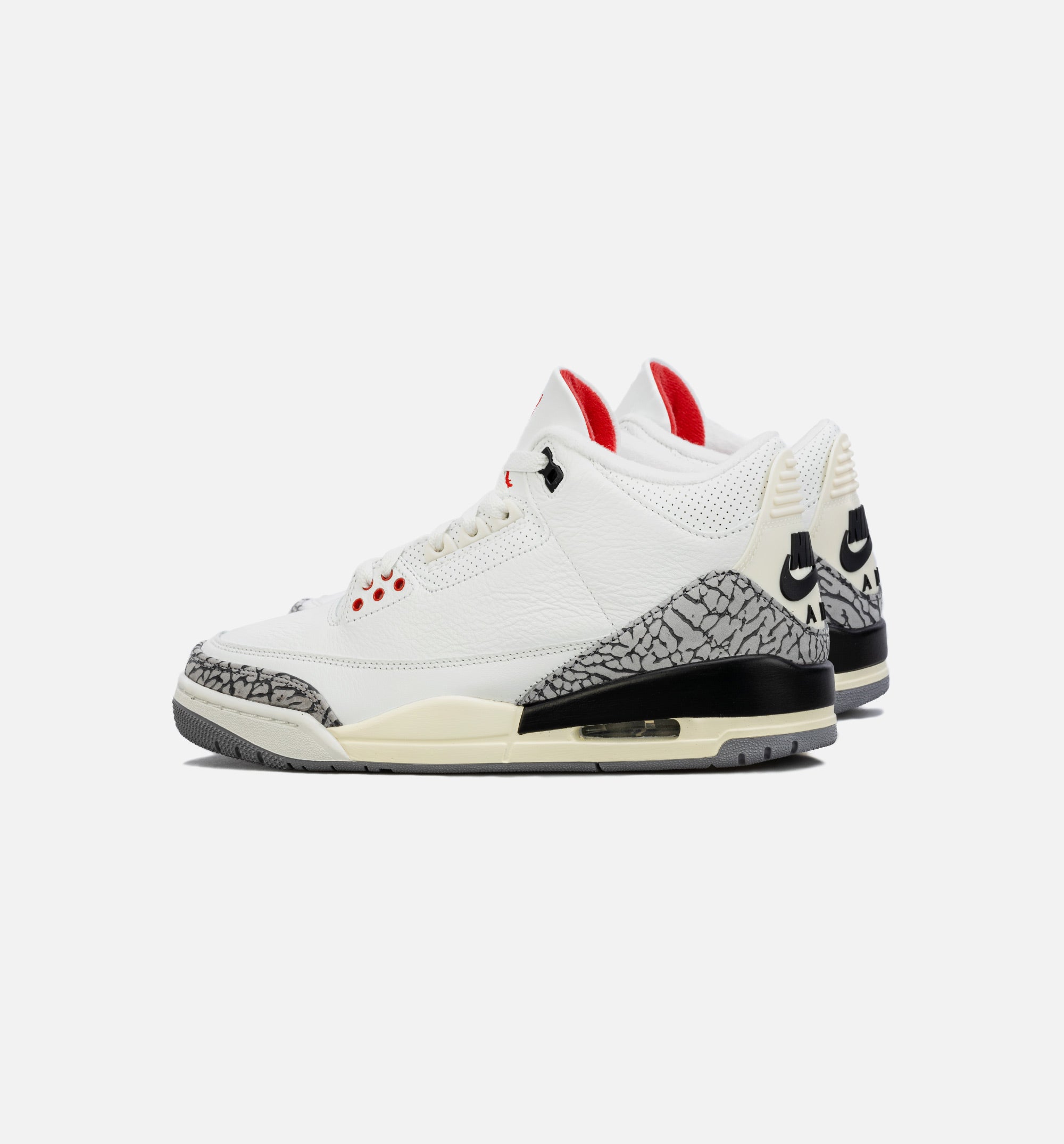 Air Jordan 3 Retro White Cement Reimagined Mens Lifestyle Shoe - White/Grey Limit One Per Customer、mySite、dreamappss