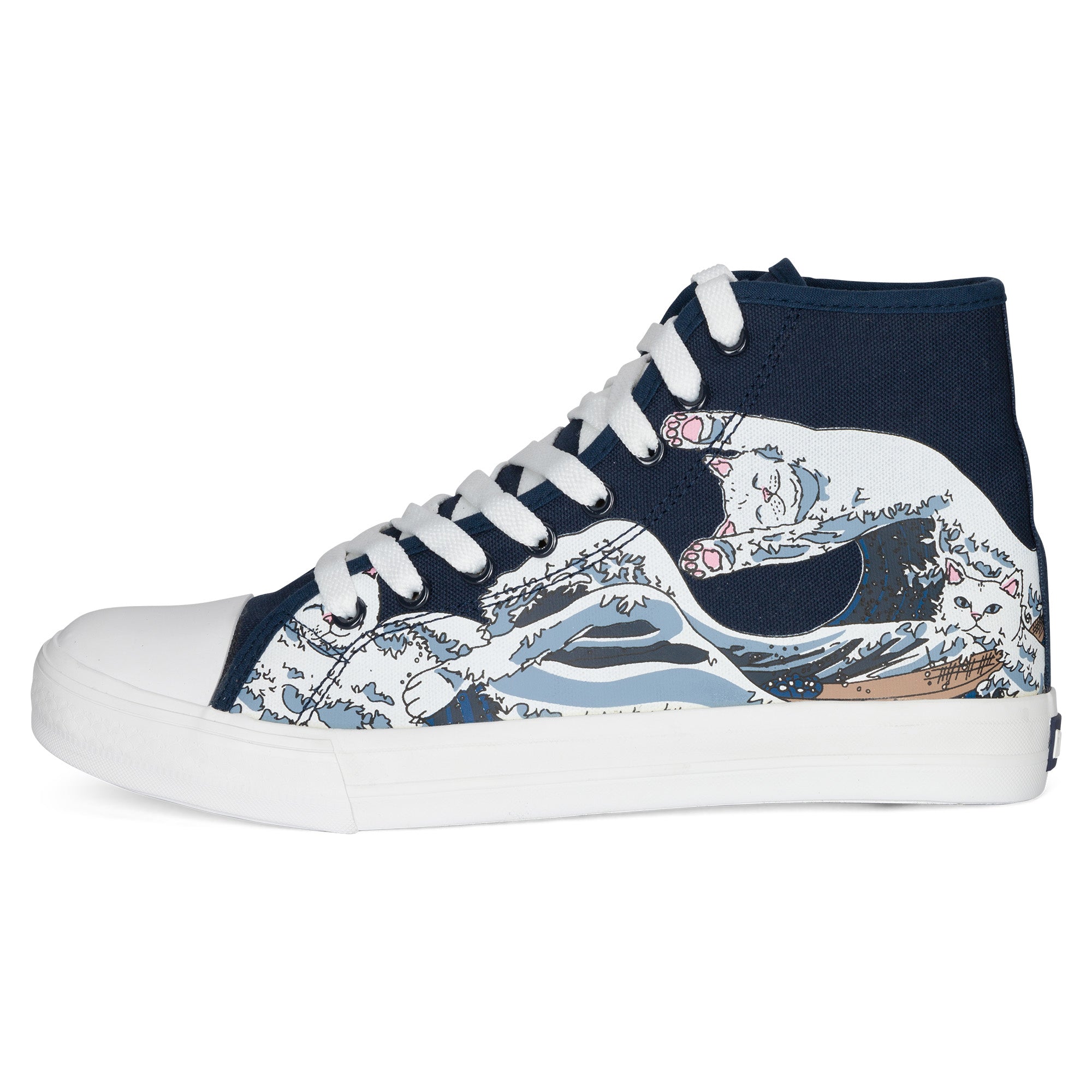  Great Wave High-Top Shoes (Blue)、mySite、merchandisen
