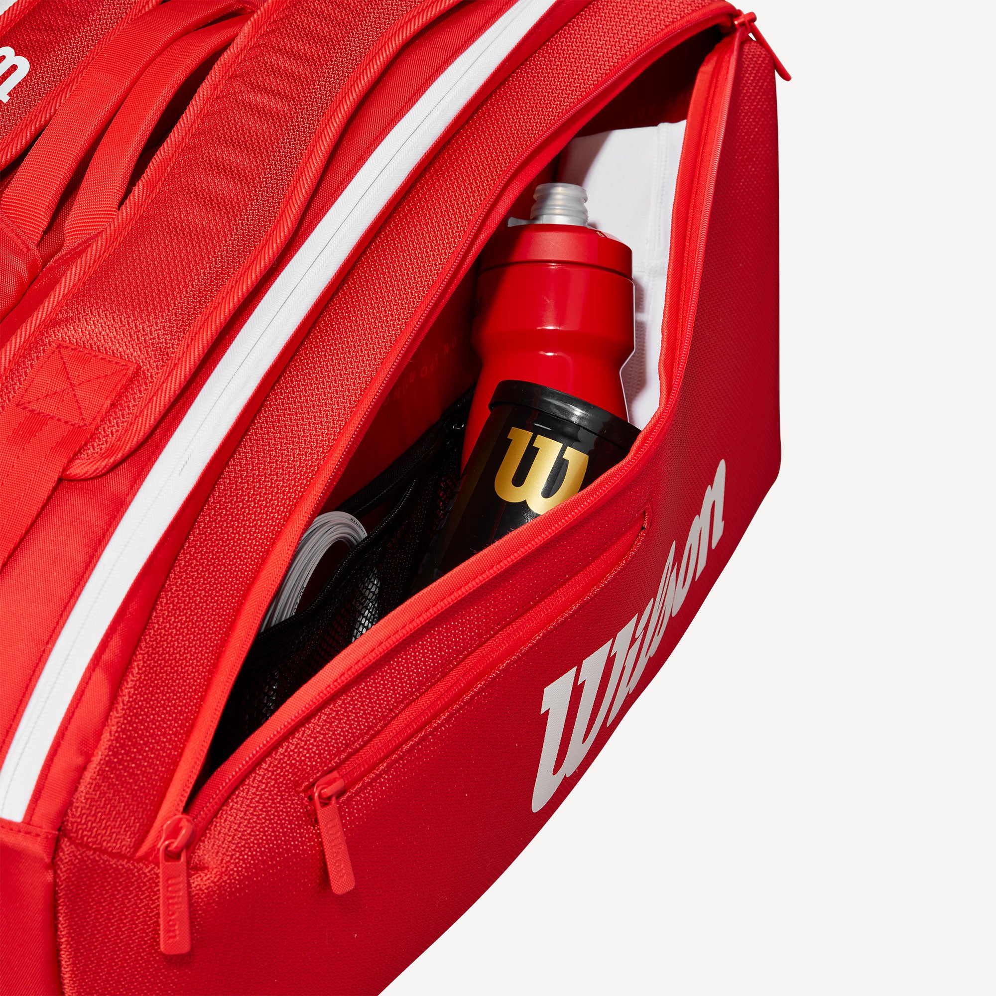 Wilson Super Tour Red 9 Racket Tennis Bag、mySite、neckold