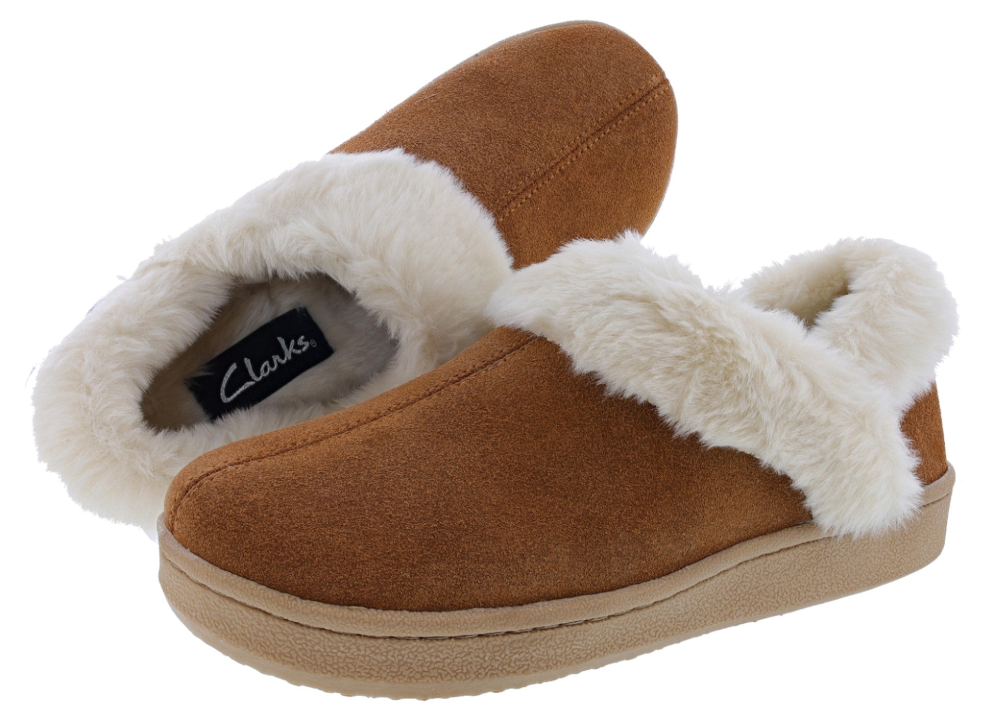 Clarks Women's Sarah Indoor & Outdoor Winter Slippers、mySite、dreamappss