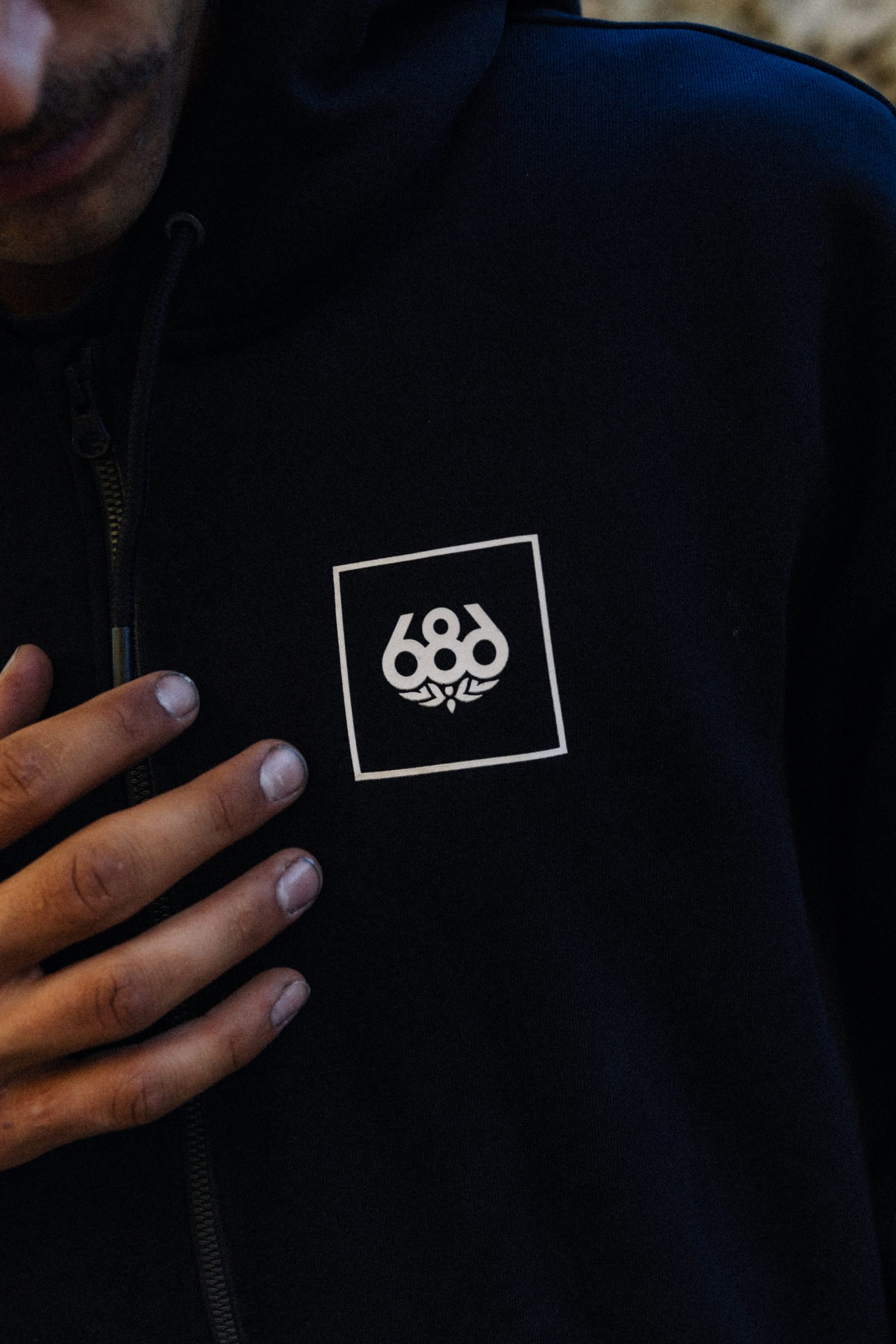 686 Men's Knockout Script Premium Heavyweight Zip Hoody、mySite、i-lightchina