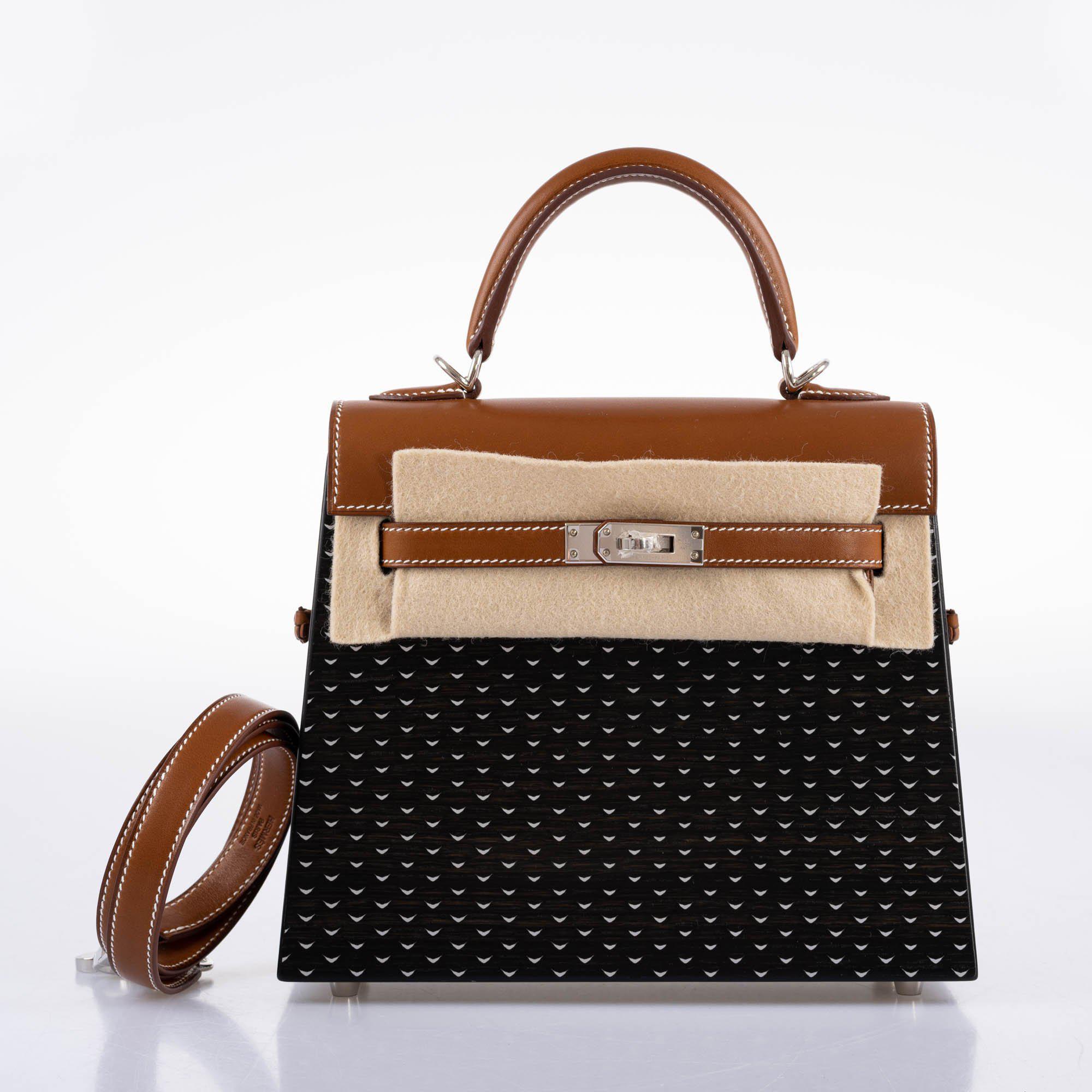 Hermès Kellywood 22 Bog Oak, Aluminum and Barenia Palladium Hardware、mySite、garminoutage.com