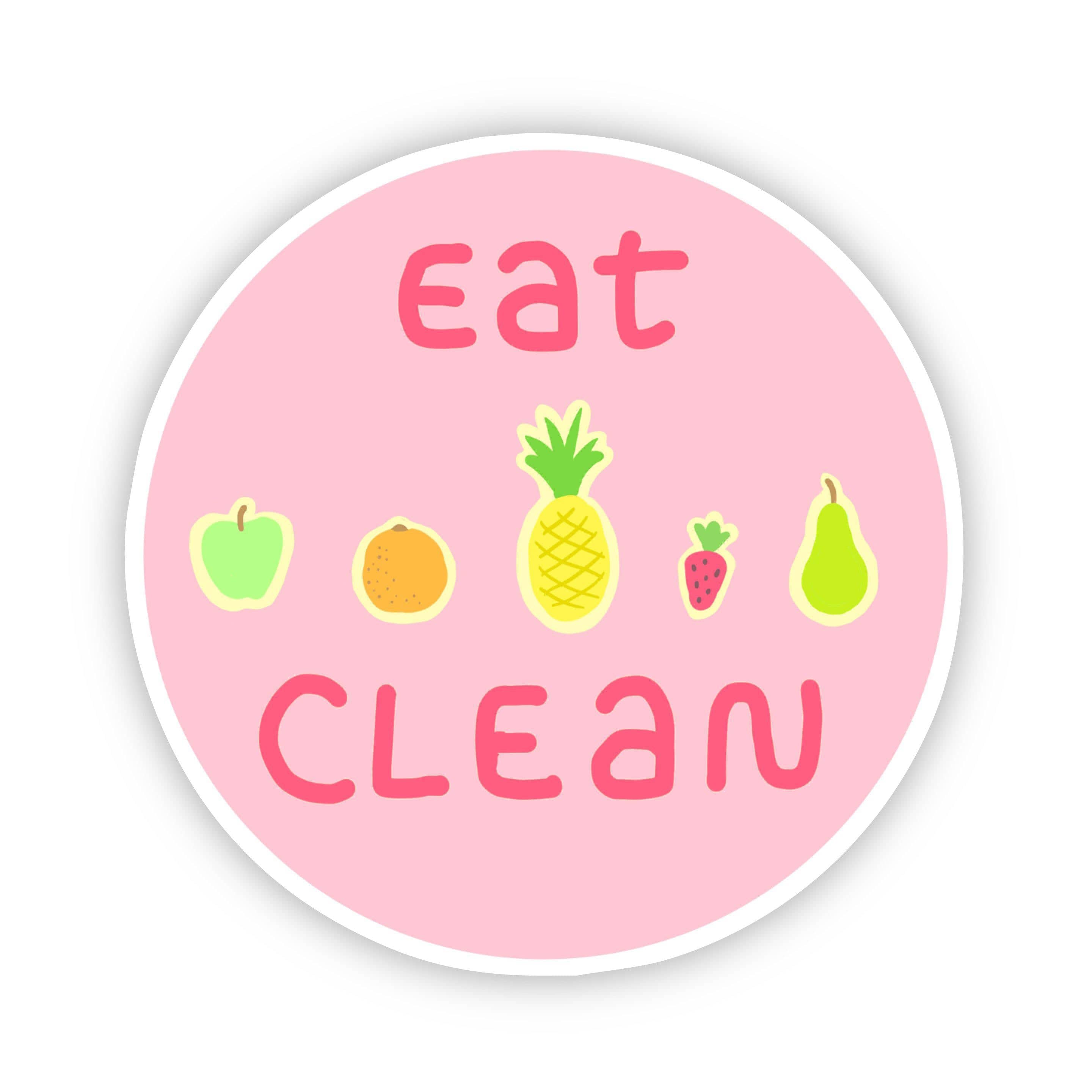  Eat Clean Fruit Sticker、mySite、elrpsem3k