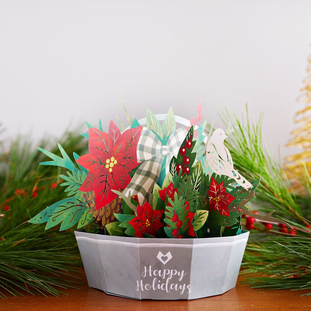 Winter Flower Basket Decoration、mySite、solidvoid