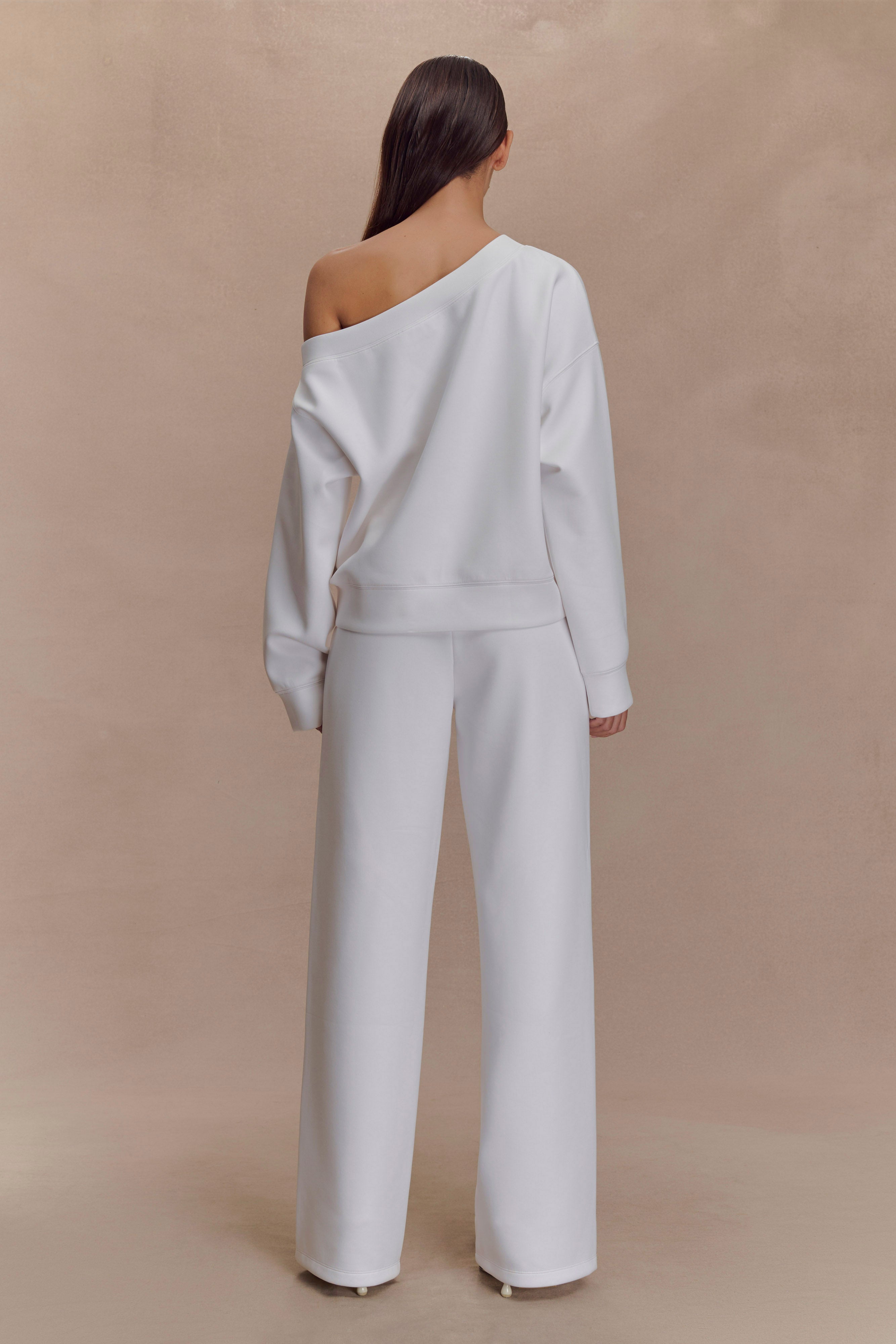 August Straight Leg Jogger - Ivory、mySite、solidvoid