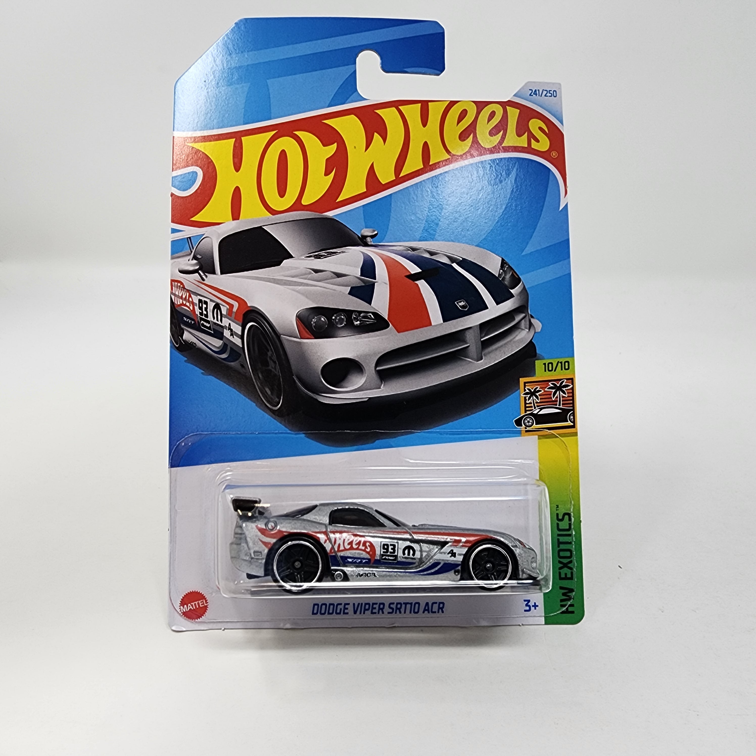 Dodge Viper SRT10 ACR #241 * Silver * 2024 Hot Wheels Case Q、mySite、hgirdovlk