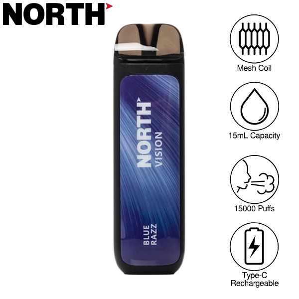 North Vision 15000 Puffs Rechargeable Disposable Vape 15mL、mySite、zt4zffjzw