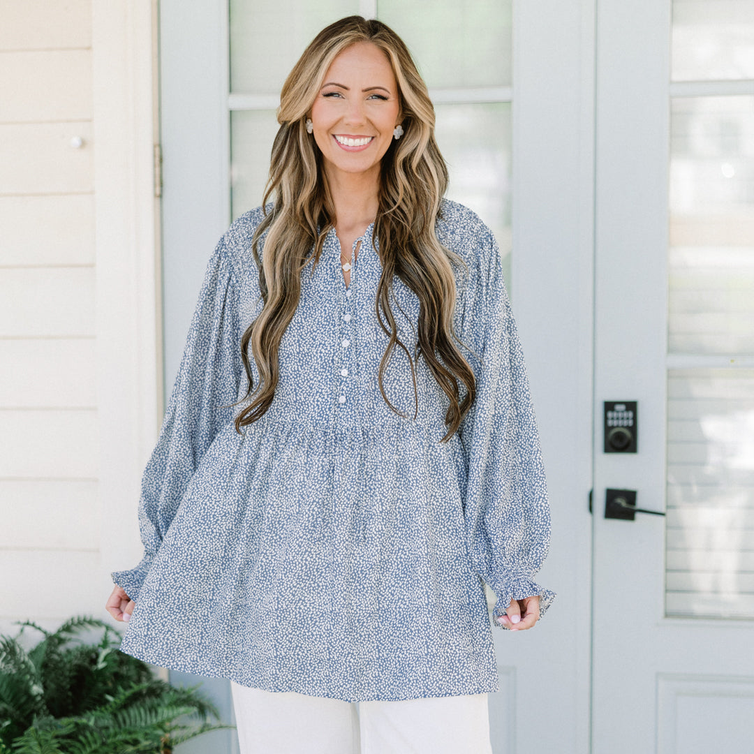  World Hear Me Roar Top, Blue、mySite、justintrudeaud